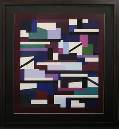Unión II, Serigrafía Geométrica Abstracta de Yaacov Agam