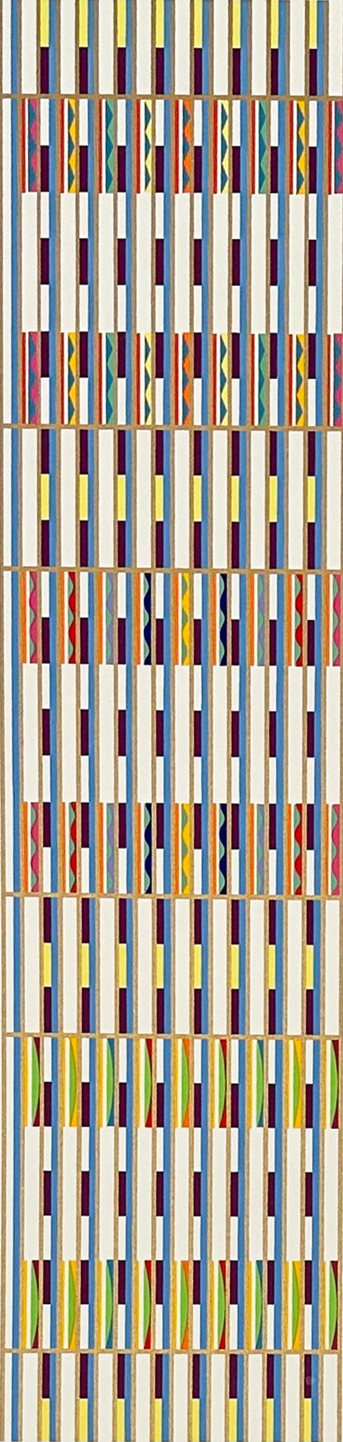 Yaacov Agam Portrait Print - Untitled, from Vertical Orchestration