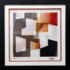 Untitled (rare framed, signed agamograph - 3D lenticular)