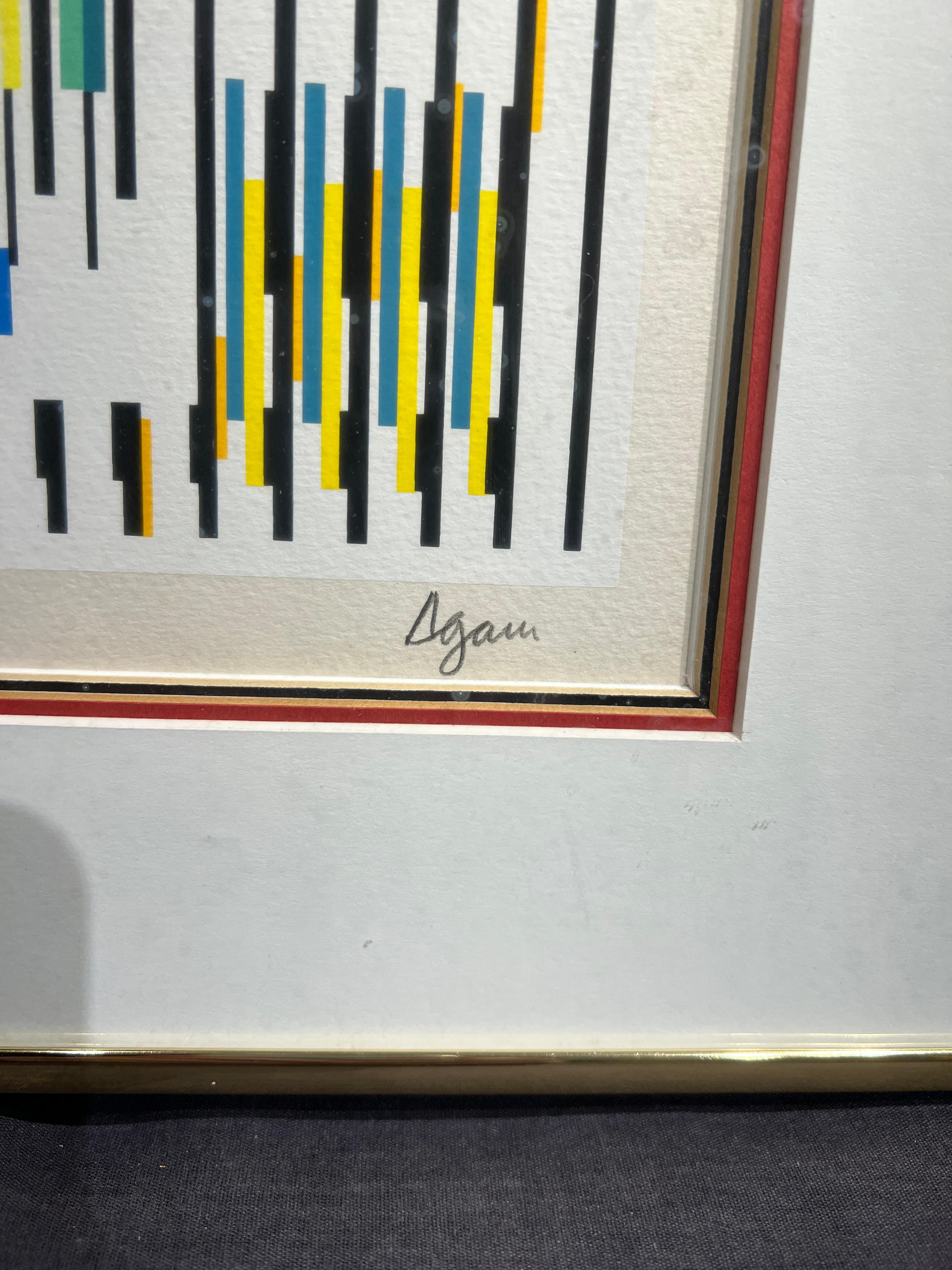 Untitled (Serigraph)
By Yaacov Agam (Israeli, b. 1928)
Signed Lower Right
Edition 56/180 Lower Left
Unframed: 20