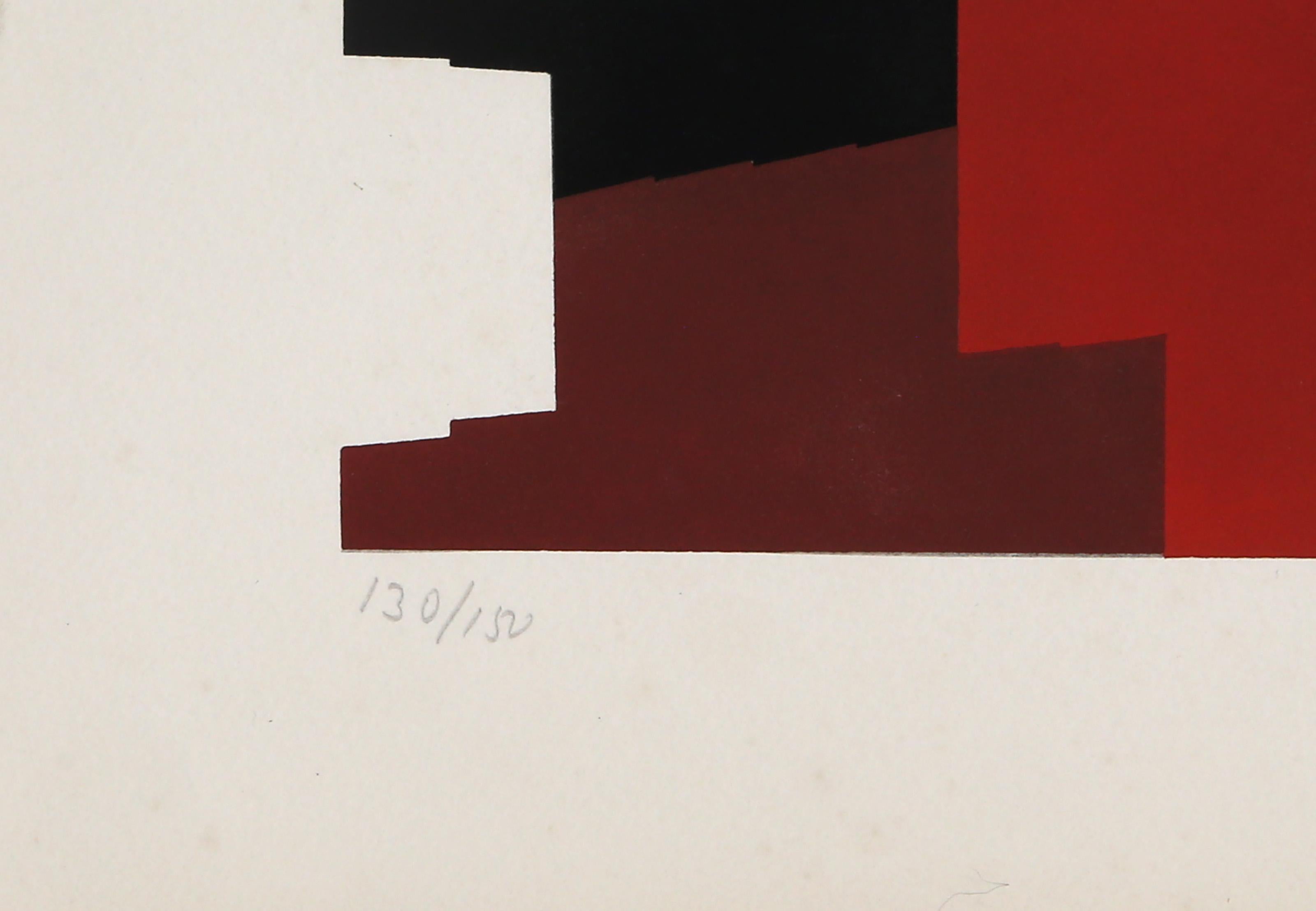 Urban Camo, abstrakter geometrischer Siebdruck von Yaacov Agam im Angebot 2
