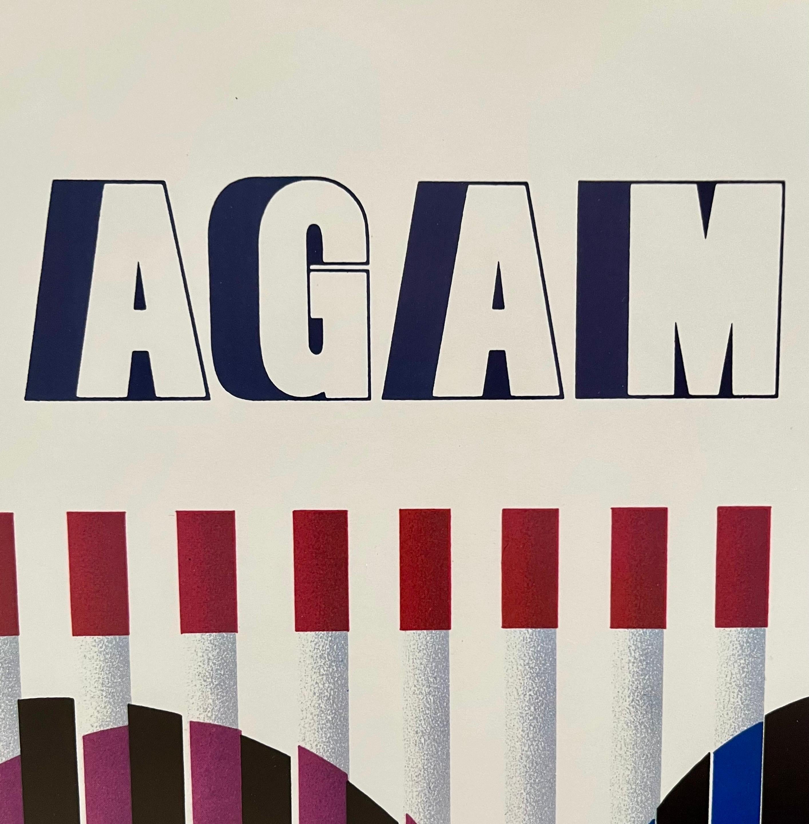 Yaacov Agam, israeliano (nato nel 1928)

Poster con stampa offset: Nascita di una bandiera: Un ritratto americano 1776-1976

Informazioni biografiche: Figlio di un rabbino, Yaacov Agam può far risalire la sua ascendenza di sei generazioni al