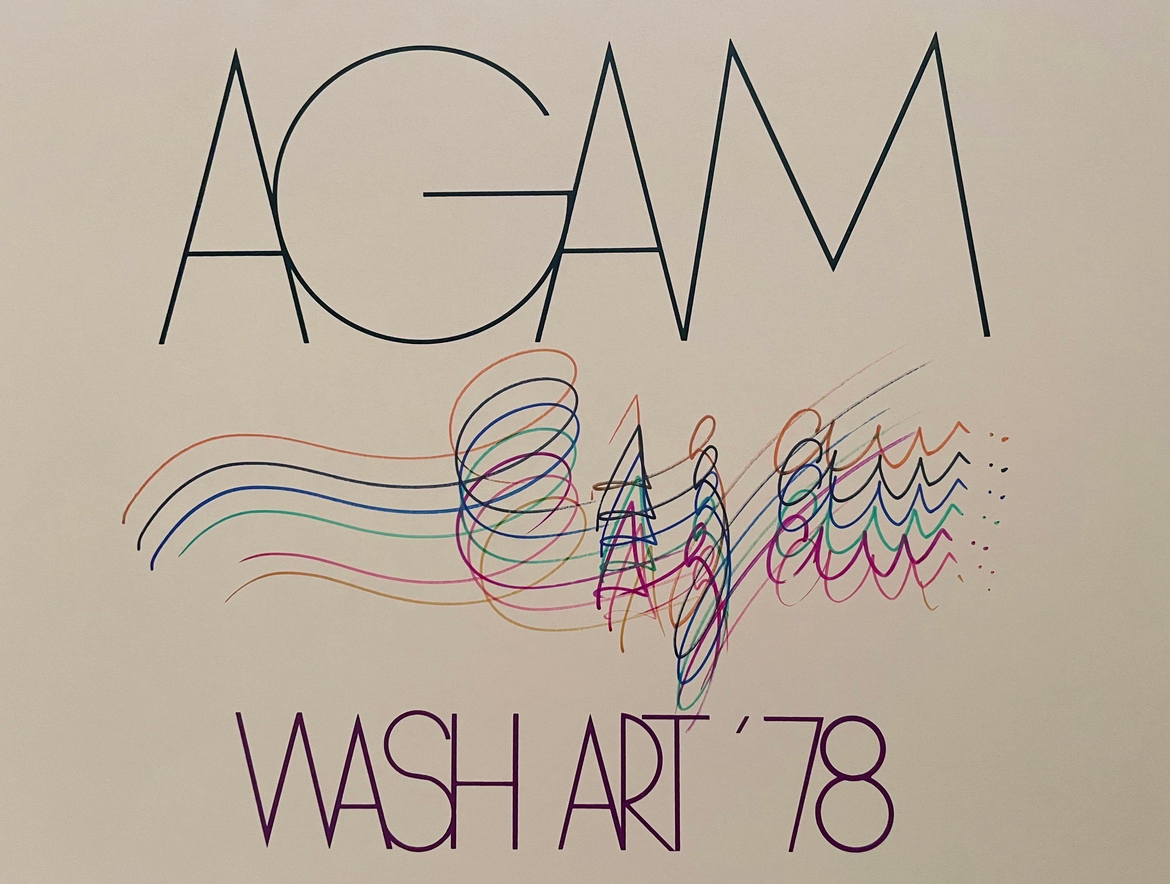 Wash-Kunst 1978, Yaacov Agam im Angebot 2