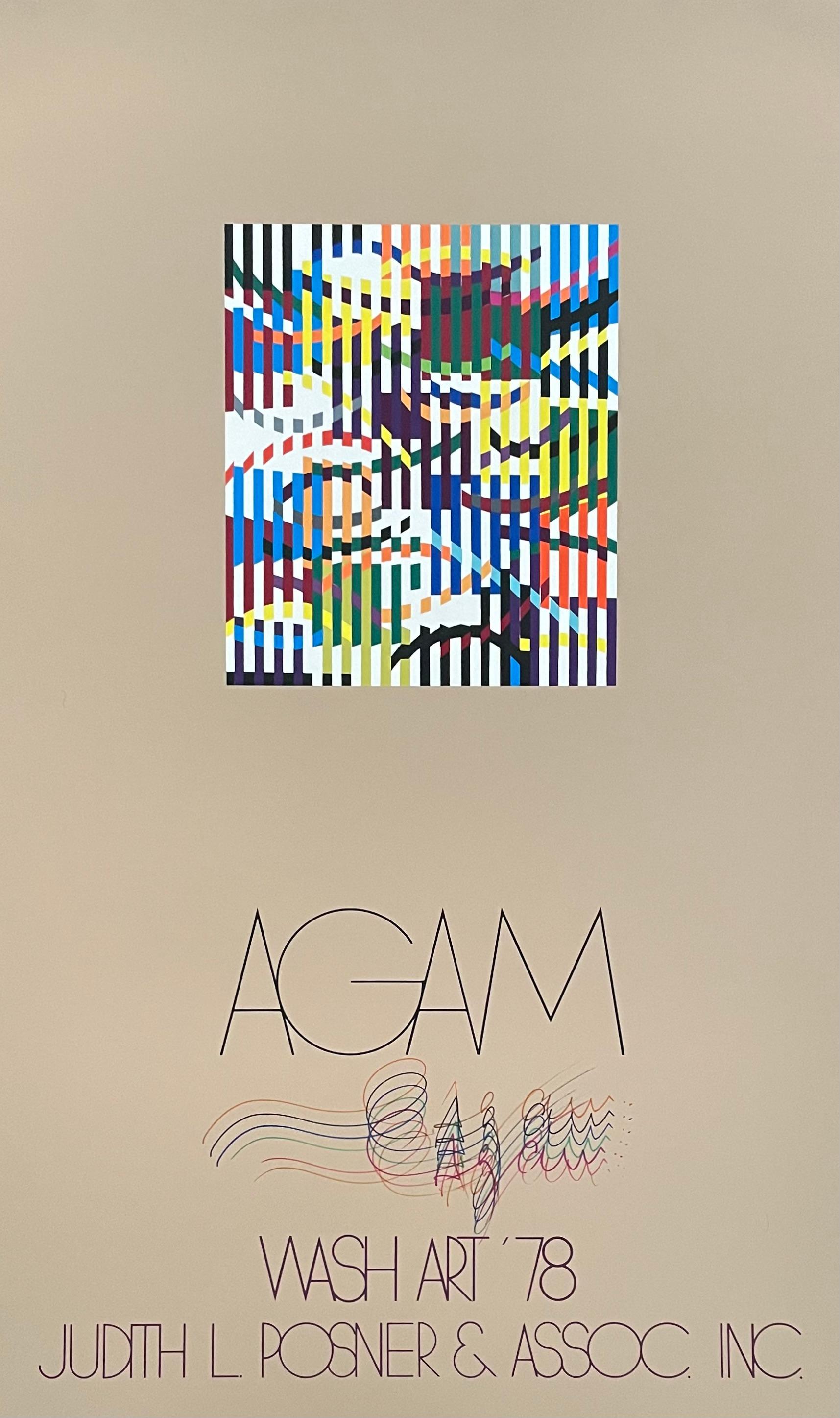 Künstler: Yaakov Agam (1928)
Titel: Wash Art
Jahr: 1978
Medium: Siebdruck auf Velinpapier
Größe: 38,5 x 23,25 Zoll
Zustand: Ausgezeichnet
Beschriftung: Signiert in farbiger Tinte
Anmerkungen: Herausgegeben von Judith L. Posner & Assoc., Inc. Dieses
