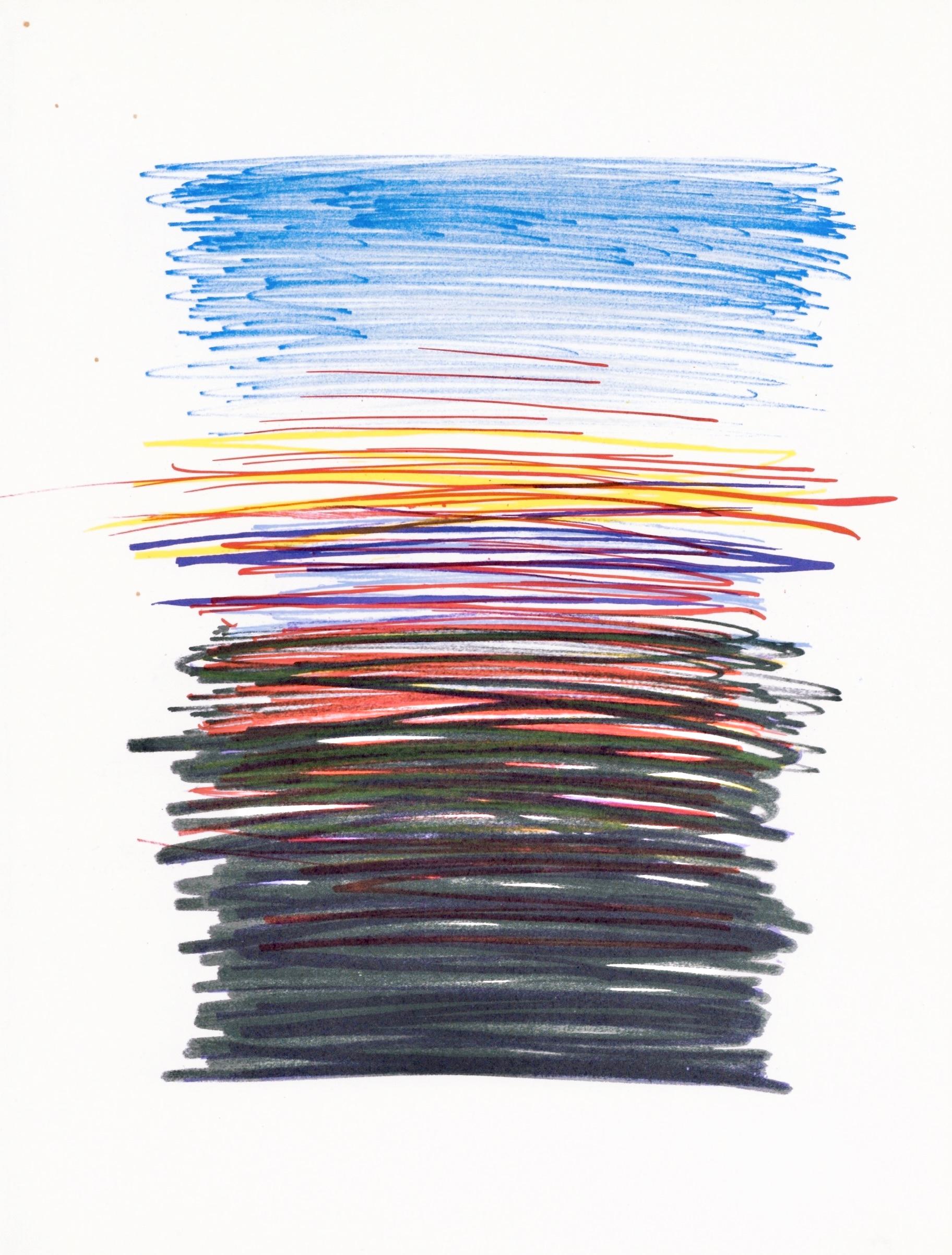 Cette magnifique lithographie de Yaacov Agam (1928-2026), intitulée « Composition colorée », issue de l'album « XXe Siecle, Nouvelle série, XLe année », n° 51, provient de l'édition de 1978 publiée par la Société Internationale d'Art XXe Siecle,
