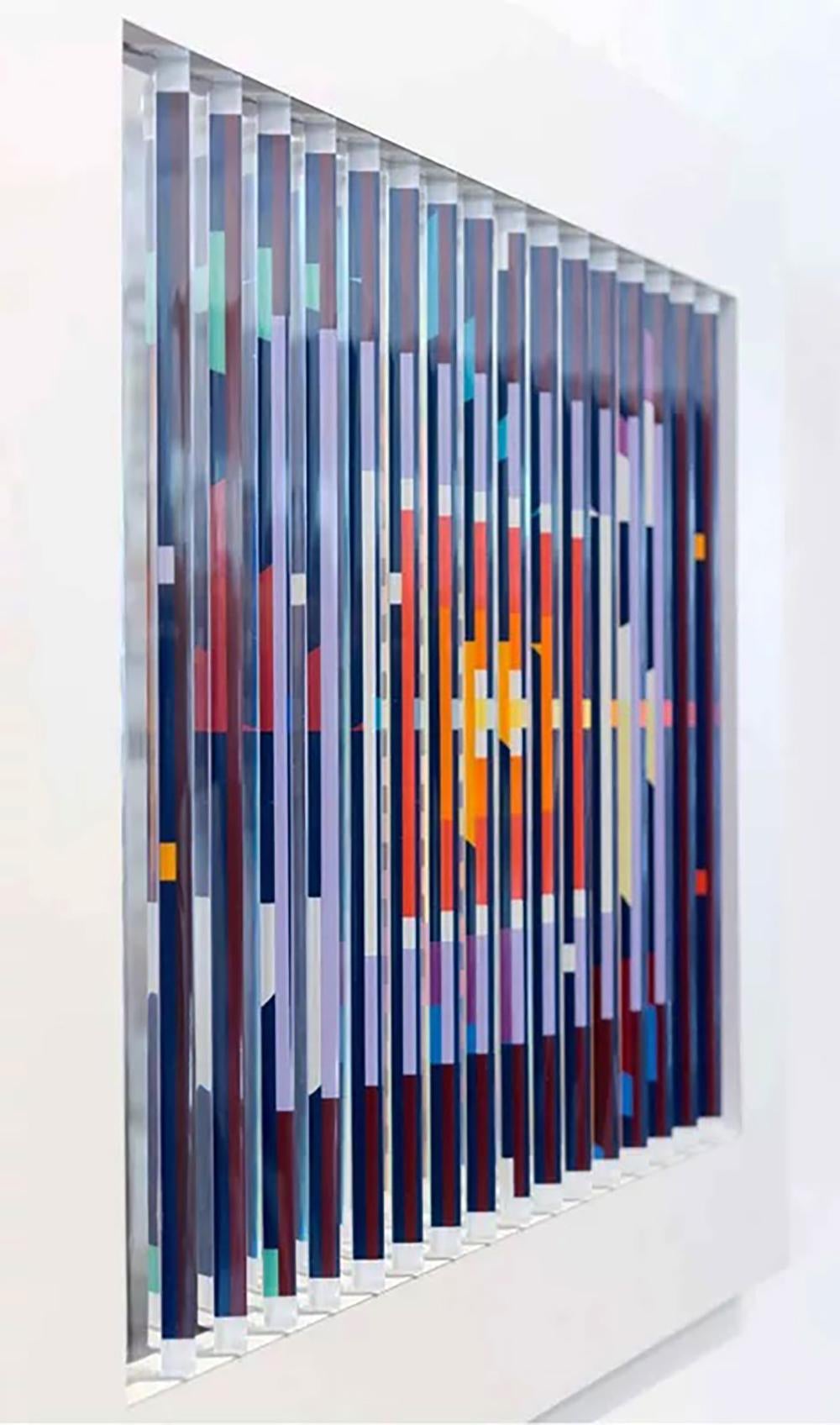 Yaacov Agam – 'Fascination' Prismagraph, signed & numbered 4