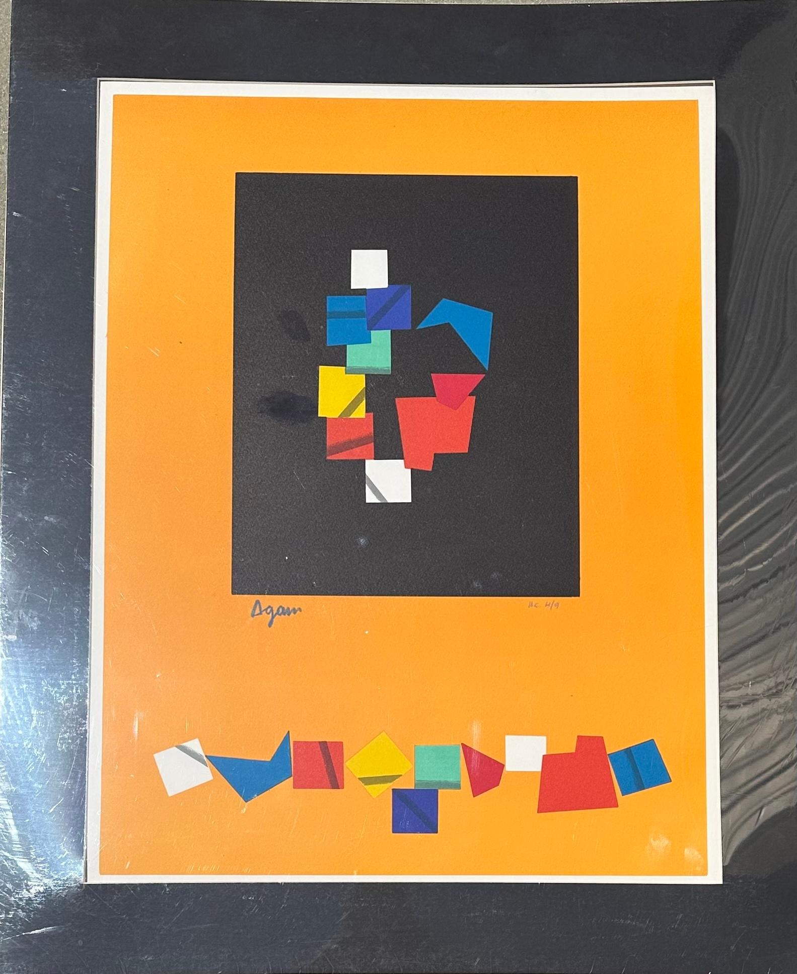 Yaacov Agam, original screen print, hand signed  For Sale 1