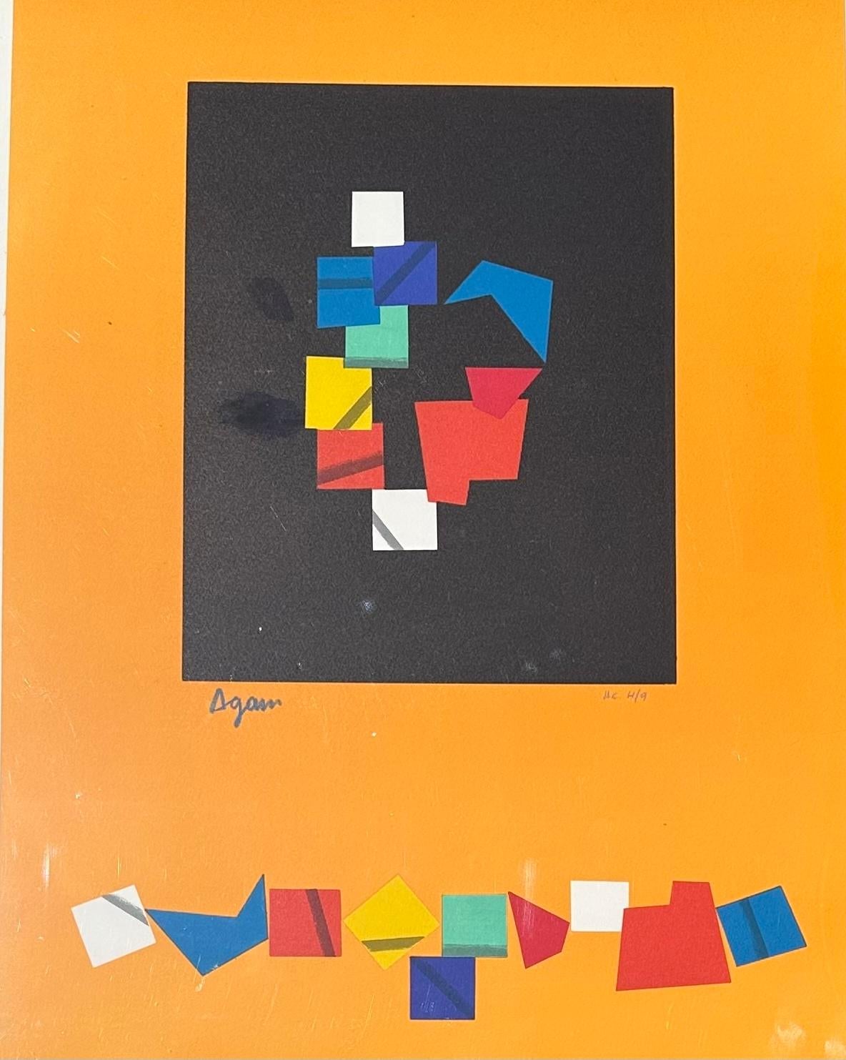 Yaacov Agam, Original Siebdruck, handsigniert 