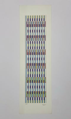 Yaacov Agam Vertikale Ornament ohne Titel