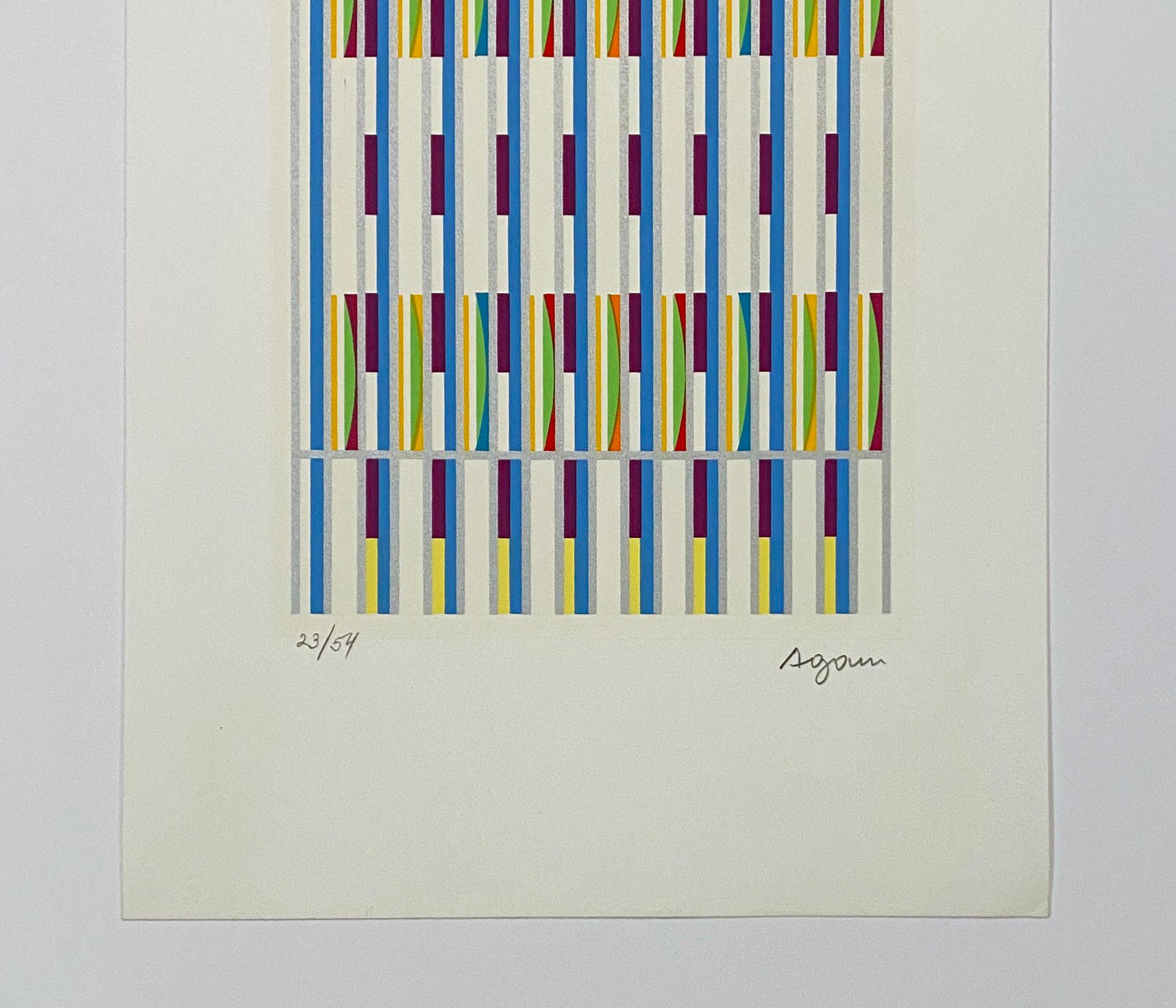 Yaacov Agam Untitled Vertical Orchestration For Sale 2