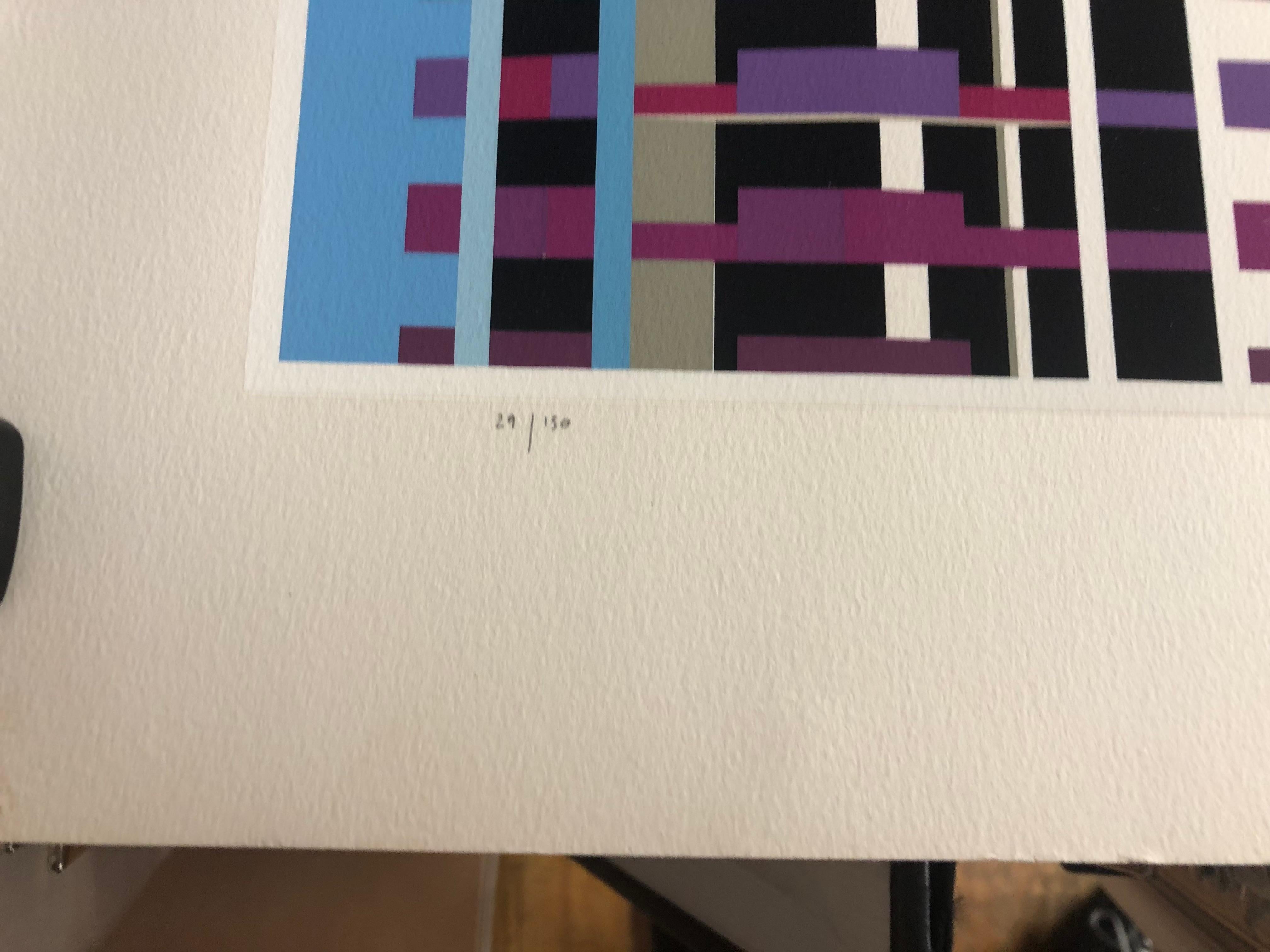 Yaacov Agam 'Regina Agamograph 1983' 1983- Serigrafia- Firmato 9