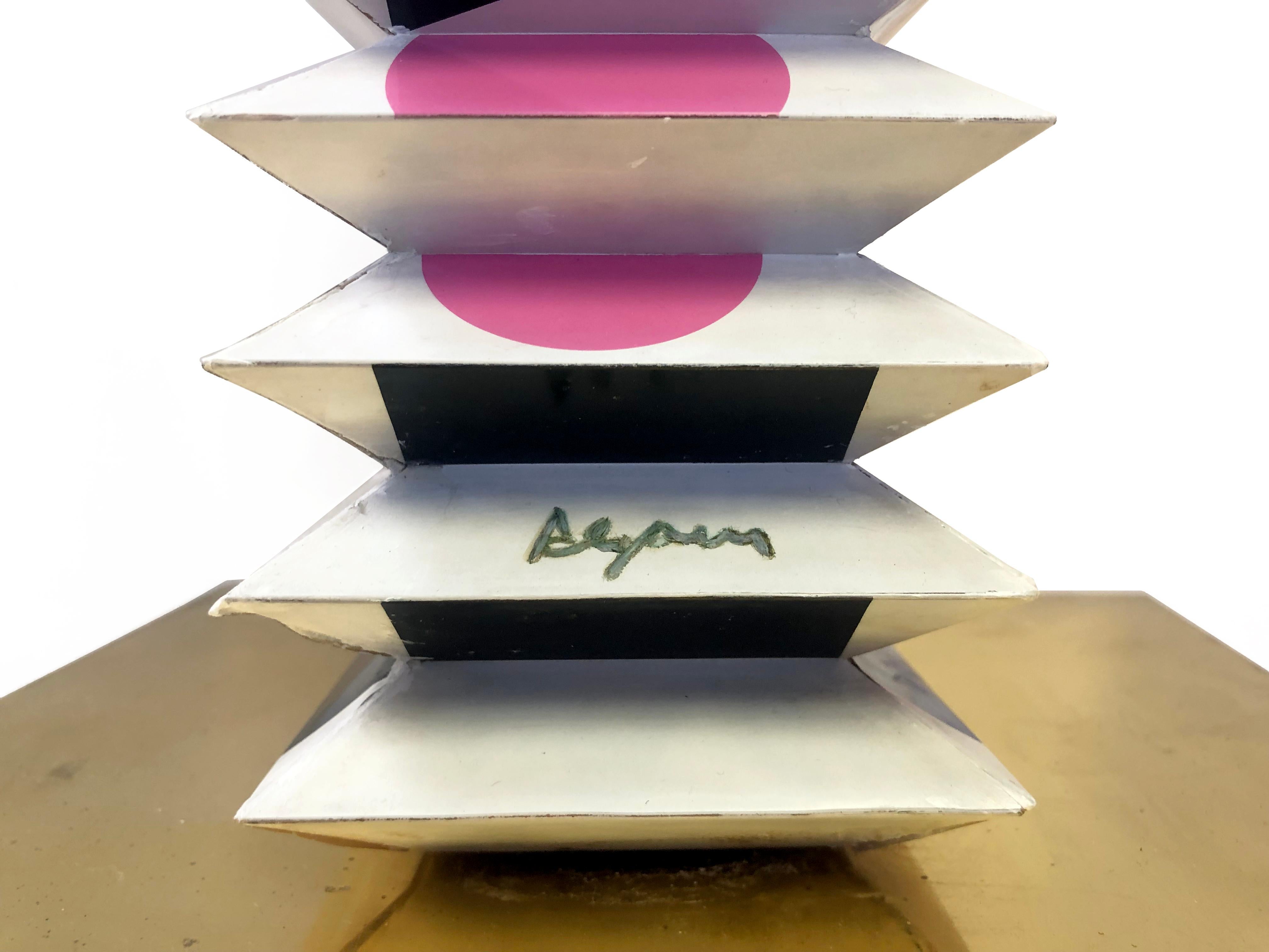 Beyond the Visible (multi dimensional tower sculpture) For Sale 1