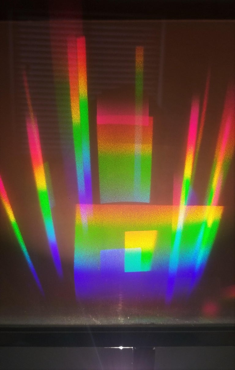 Yaacov Agam - Holograph I (Homage to Einstein) (Space Time Image) For ...