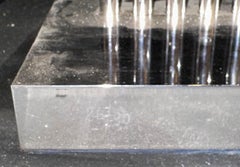 Levels chanukiah Kinetic Menorah , c. 1966 silver plated brass by Yaacov Agam