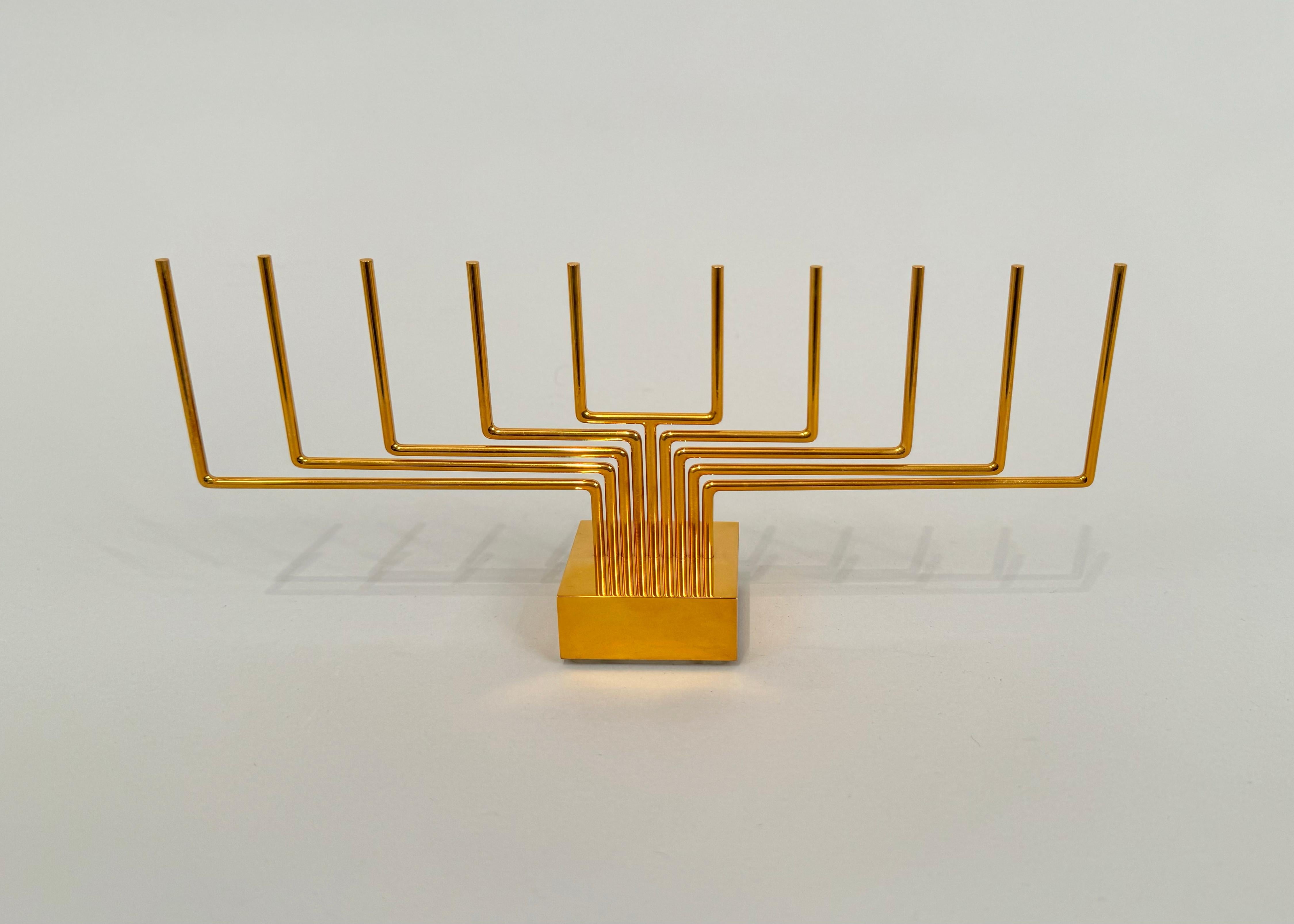Menorah - Print by Yaacov Agam