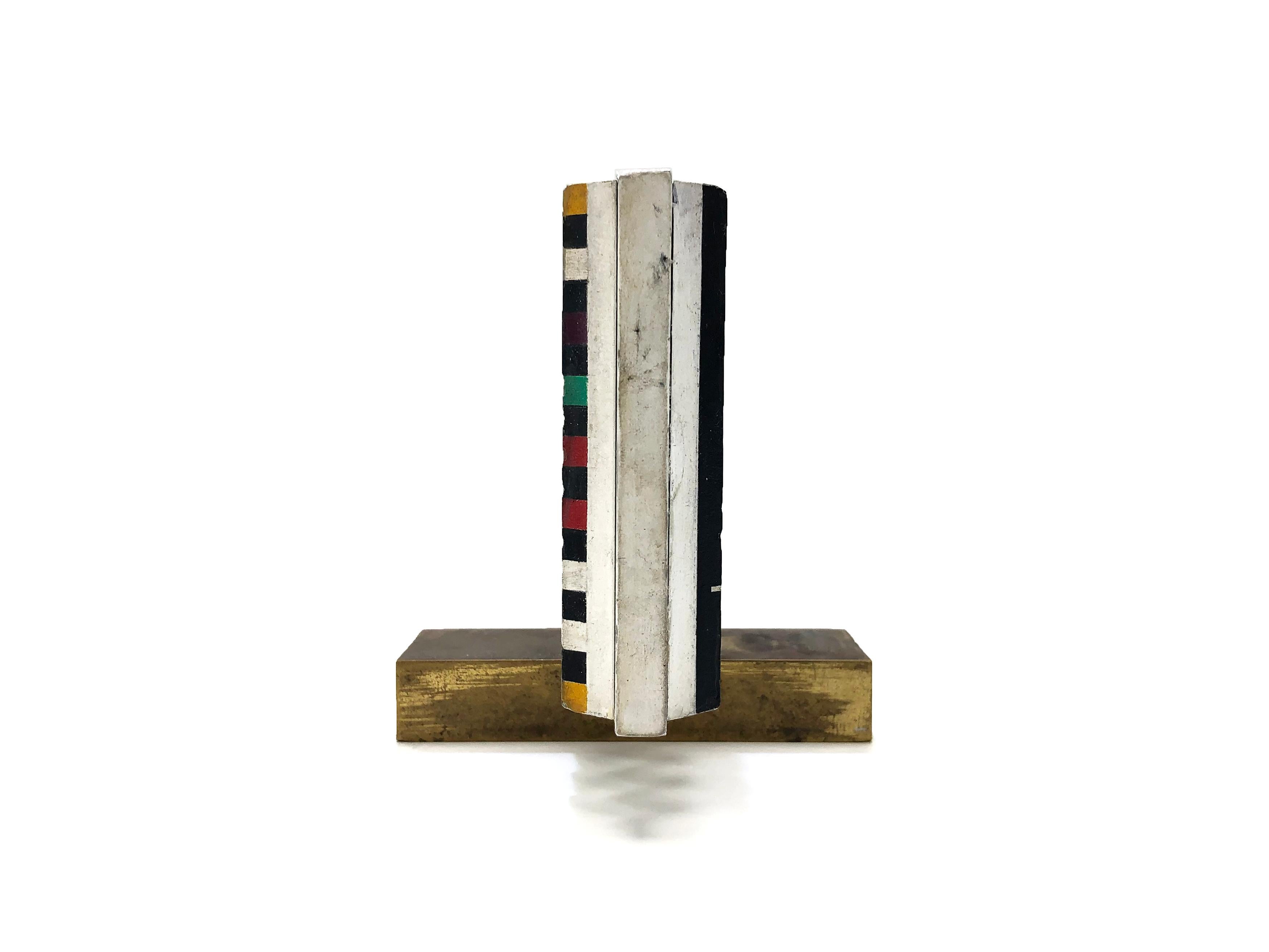 Original oil painting on metal double sided spinning polymorph kinetic sculpture.  Artwork size: 3.8 x 5 x 1 inches.  Hand signed and dated on the underside by Yaacov Agam.  

Certificate of Authenticity Included.  Artwork is in overall excellent