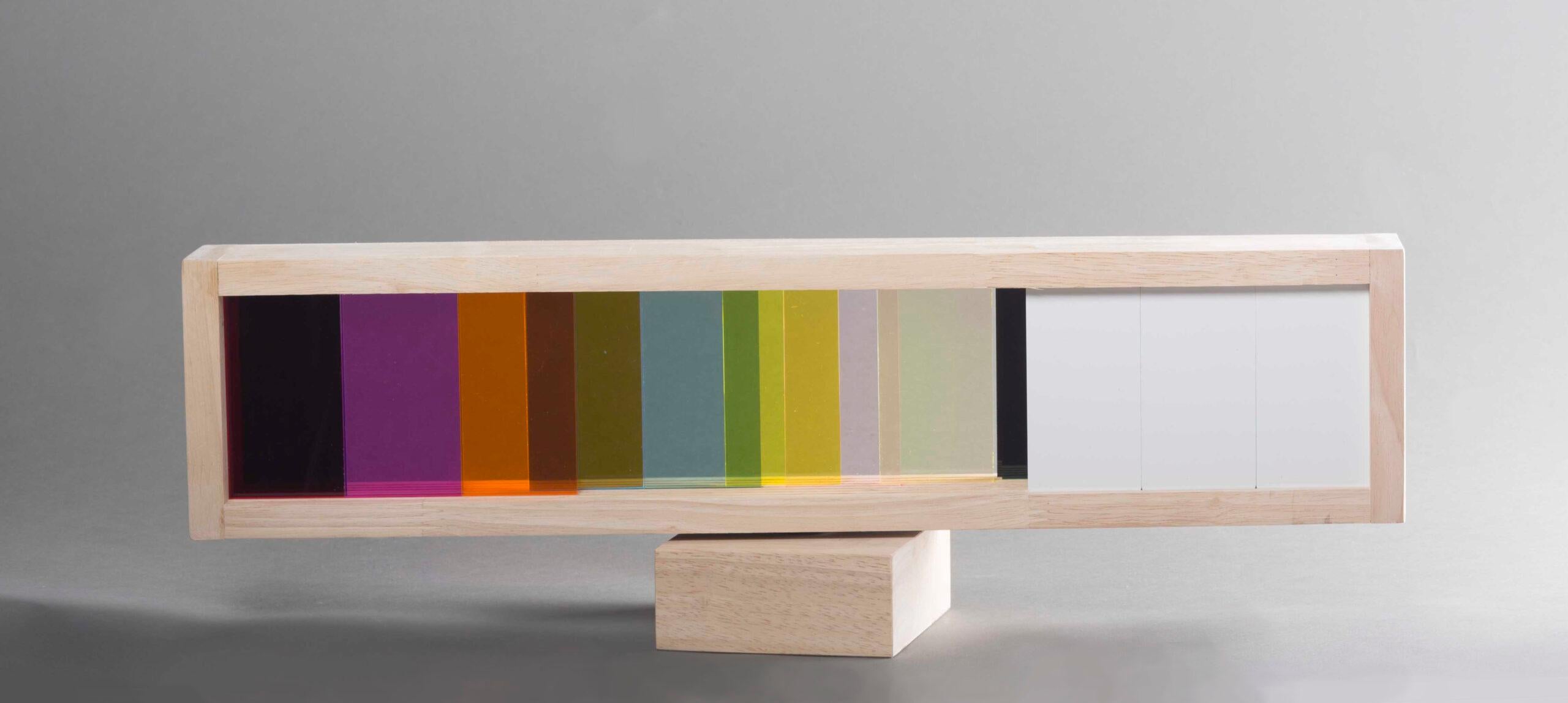 YAACOV AGAM - INFINITY TRANSPARENCY. Limited edition sculpture. Kinetic Op Art - Sculpture by Yaacov Agam
