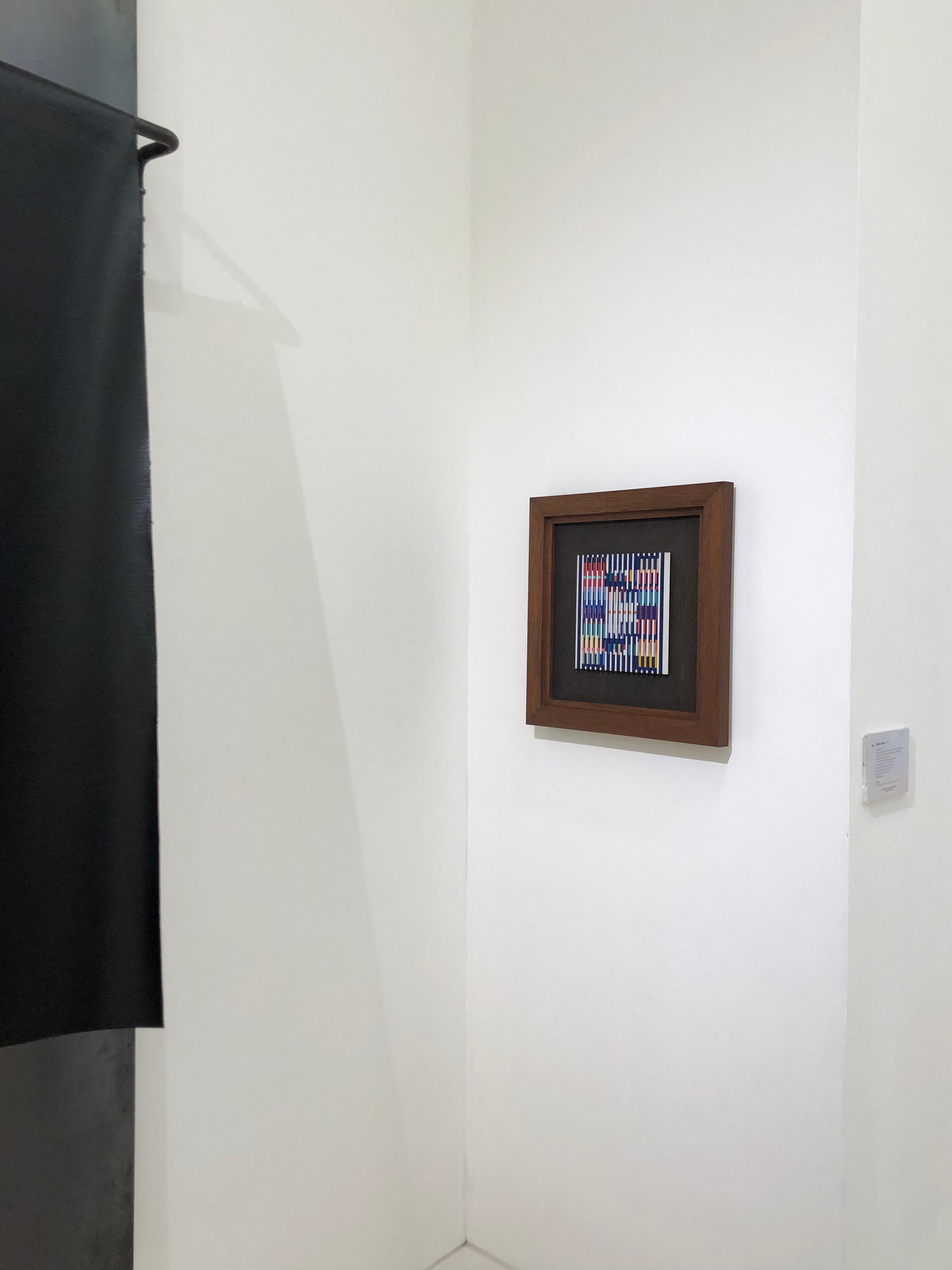 Yaacov Agam, Small EA nd, Opera cinetica originale, Acrilico su alluminio in vendita 5