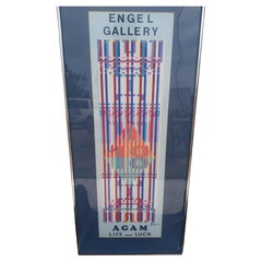 Yaacov Agam Affiche d'exposition signée et numérotée