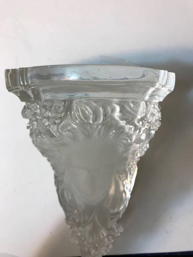 Yaacov Heller Art Deco Lucite Figural Wall Mounted Sculpture 6