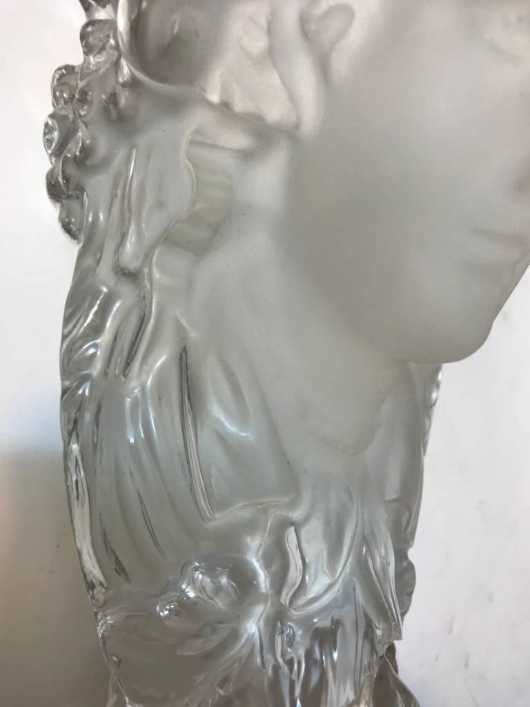Yaacov Heller Art Deco Lucite Figural Wall Mounted Sculpture For Sale 2