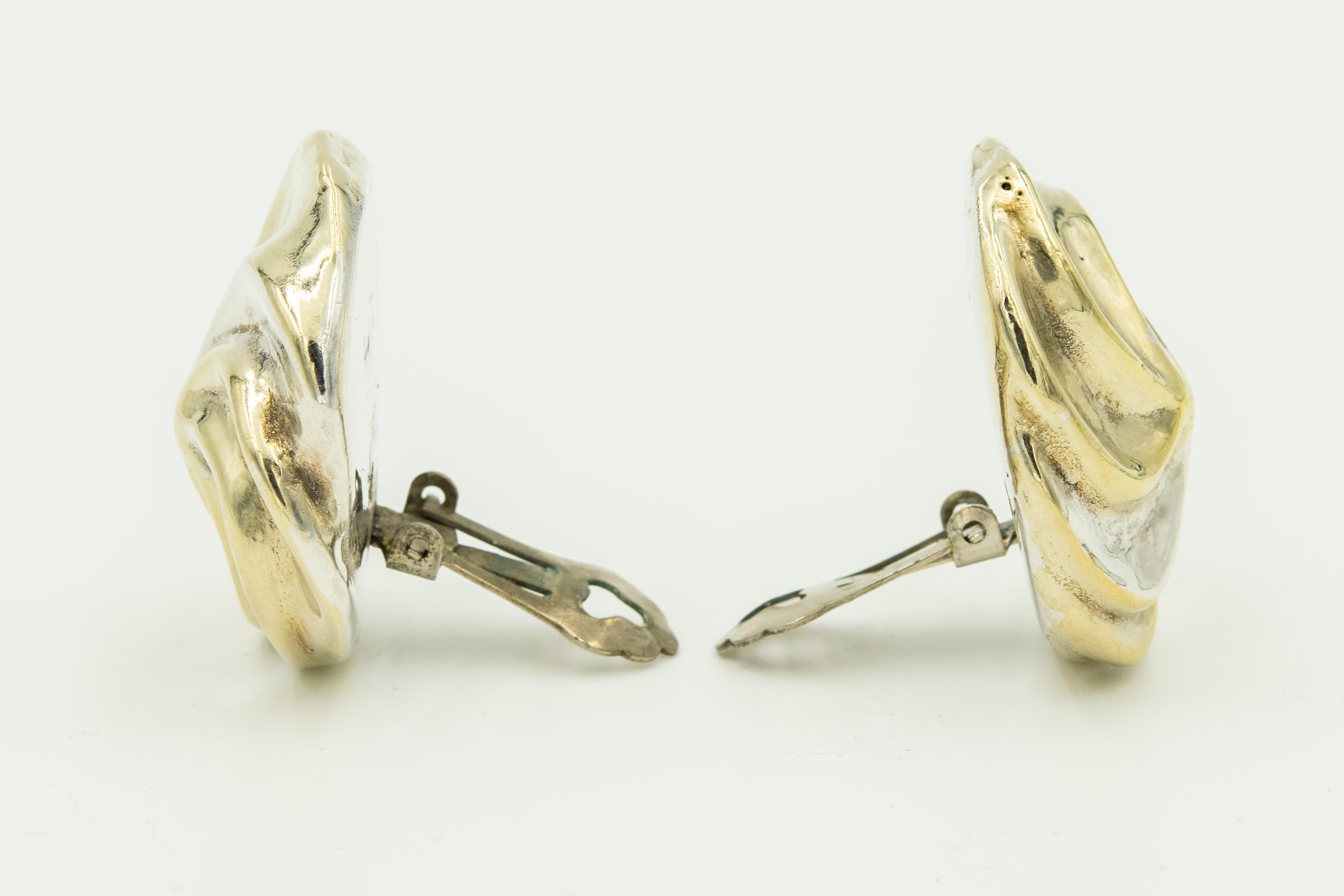Women's Yaacov Heller Sterling Gold Vermeil Bangle Bracelet Earrings and Choker Necklace For Sale