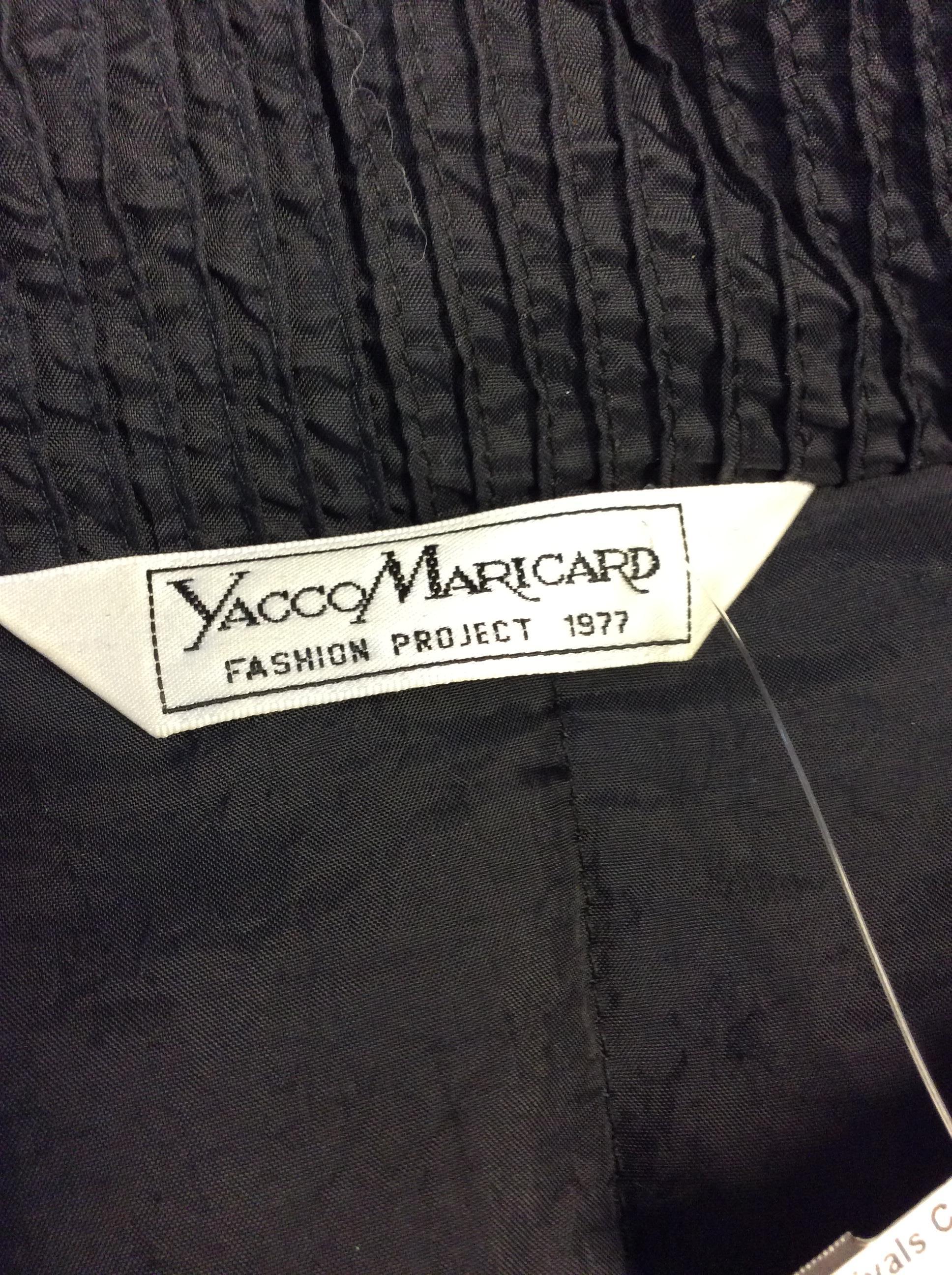 Yacco Mericard Black Nylon Coat For Sale 3