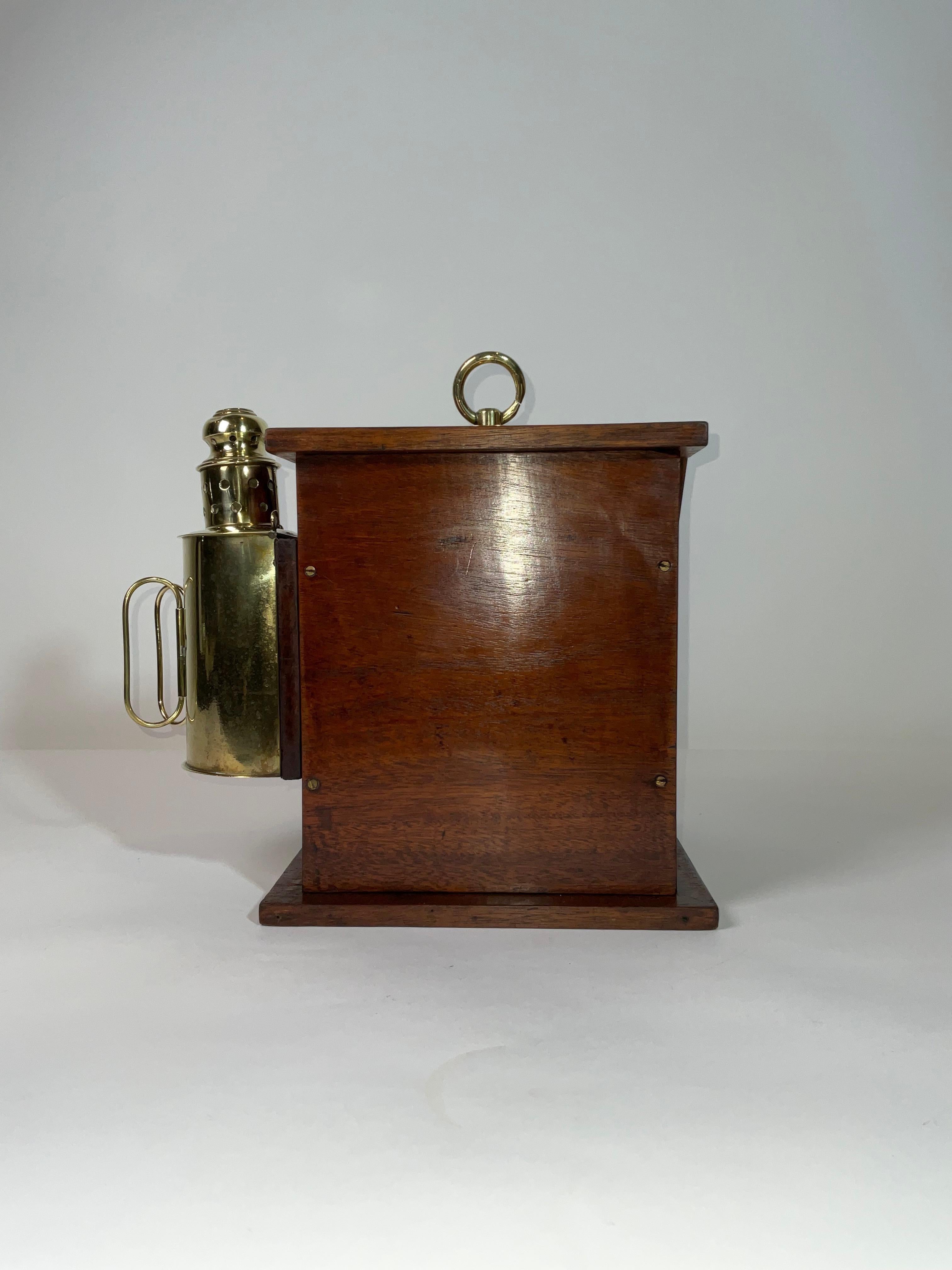 Binnacle de yacht avec compas Wood Bowl en vente 1
