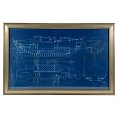 Vintage Yacht Blueprint by John G Alden, 1931