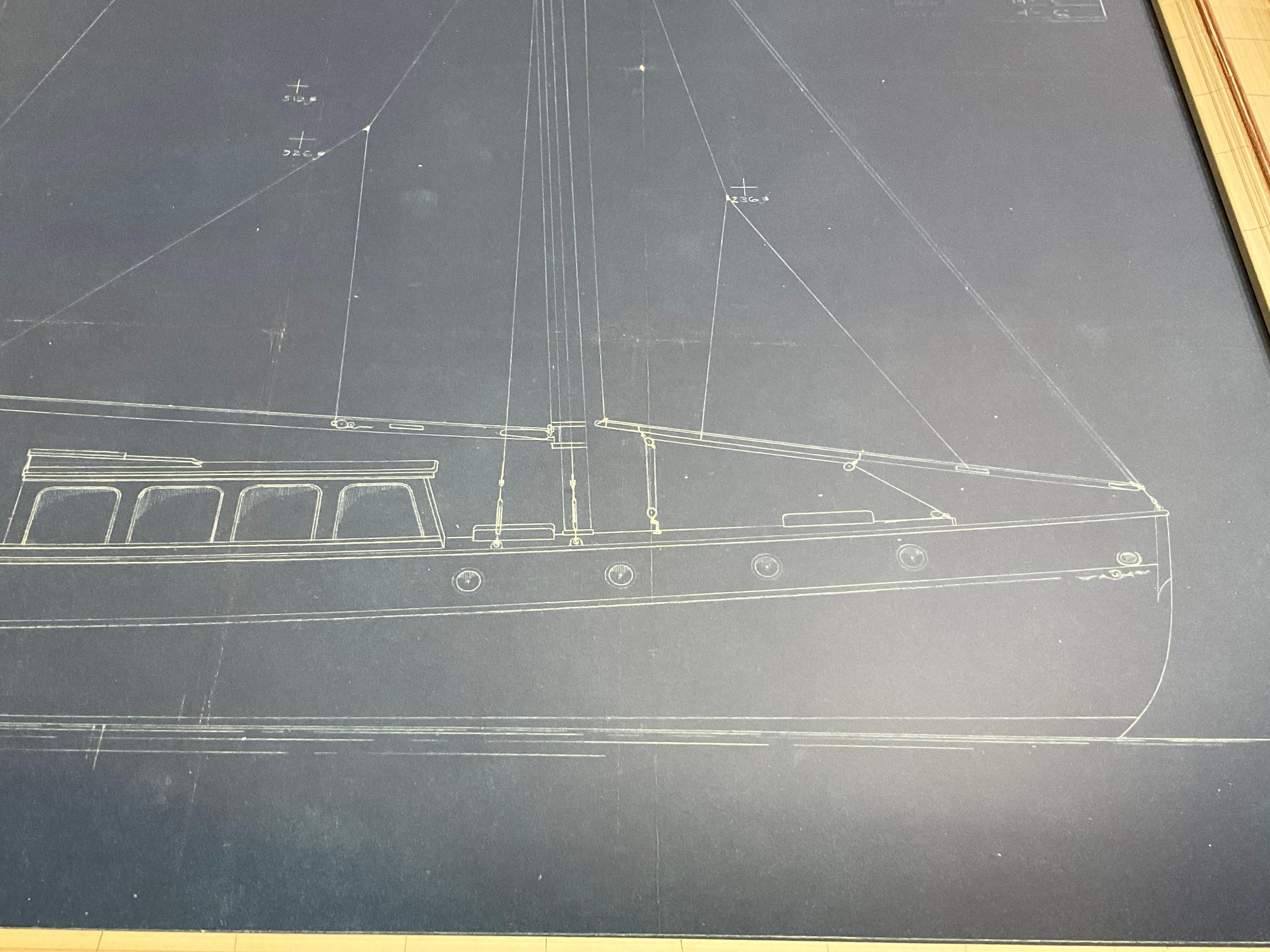 Paper Yacht Blueprint From John Alden