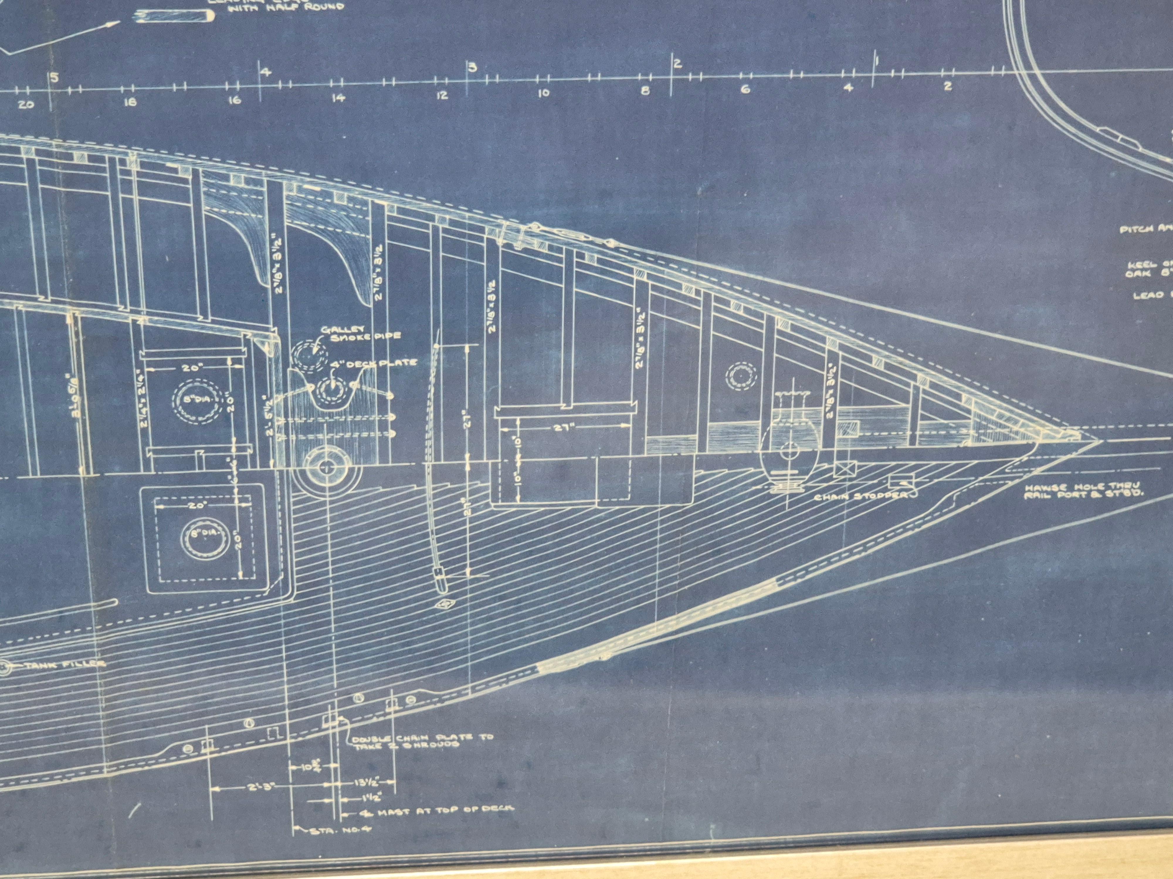 Schema dello yacht 