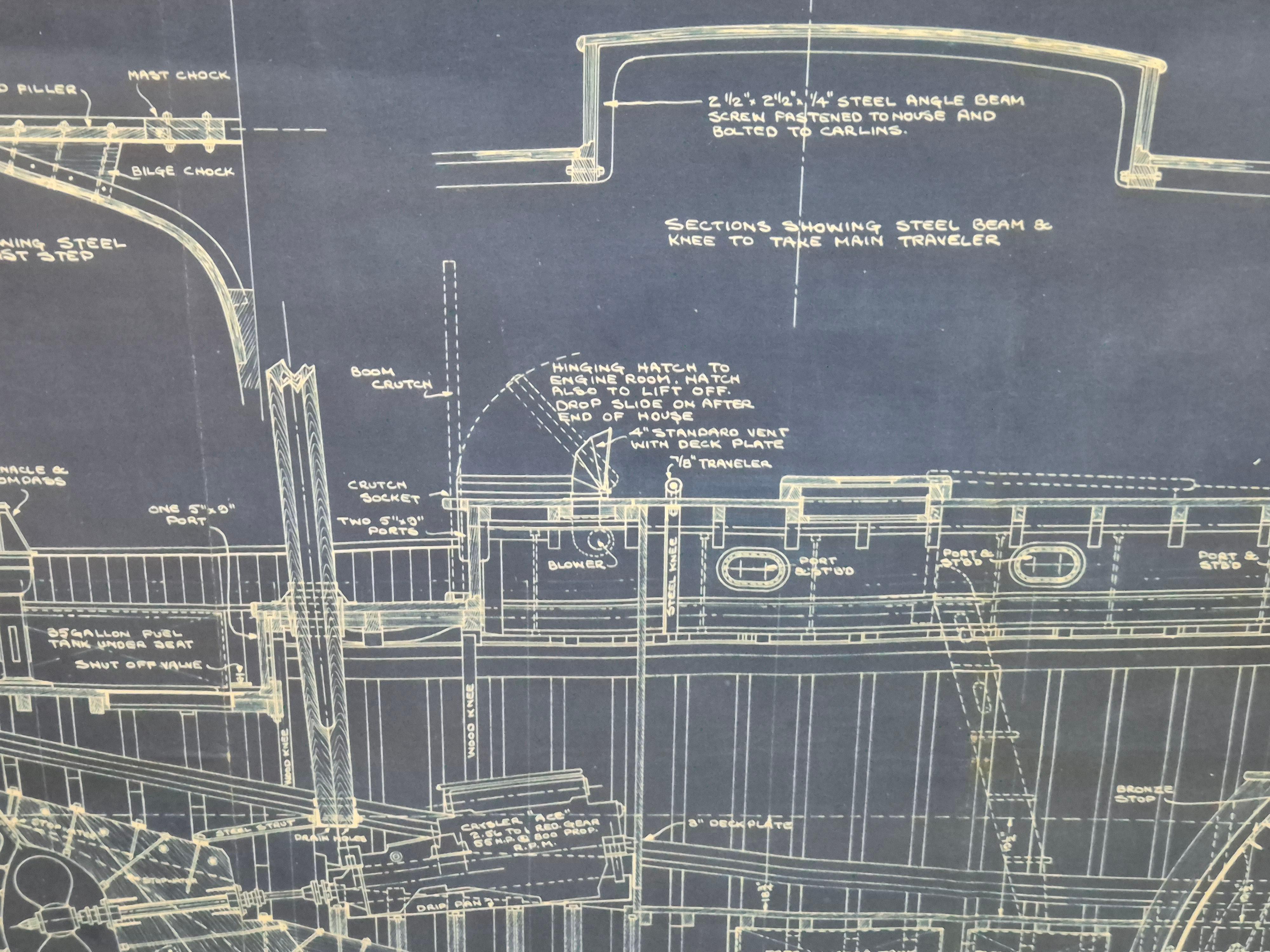 Schema dello yacht 