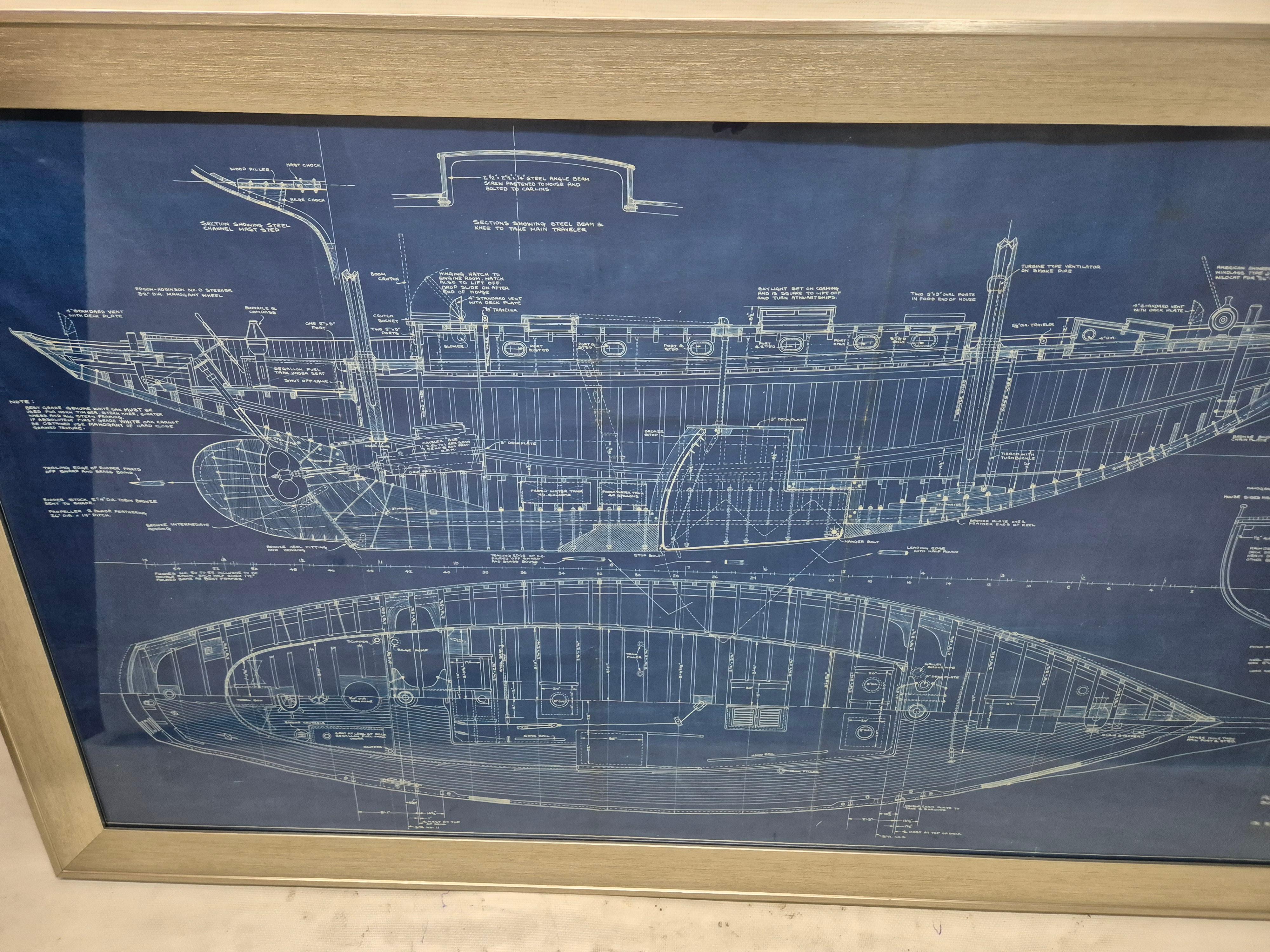 Schema dello yacht 
