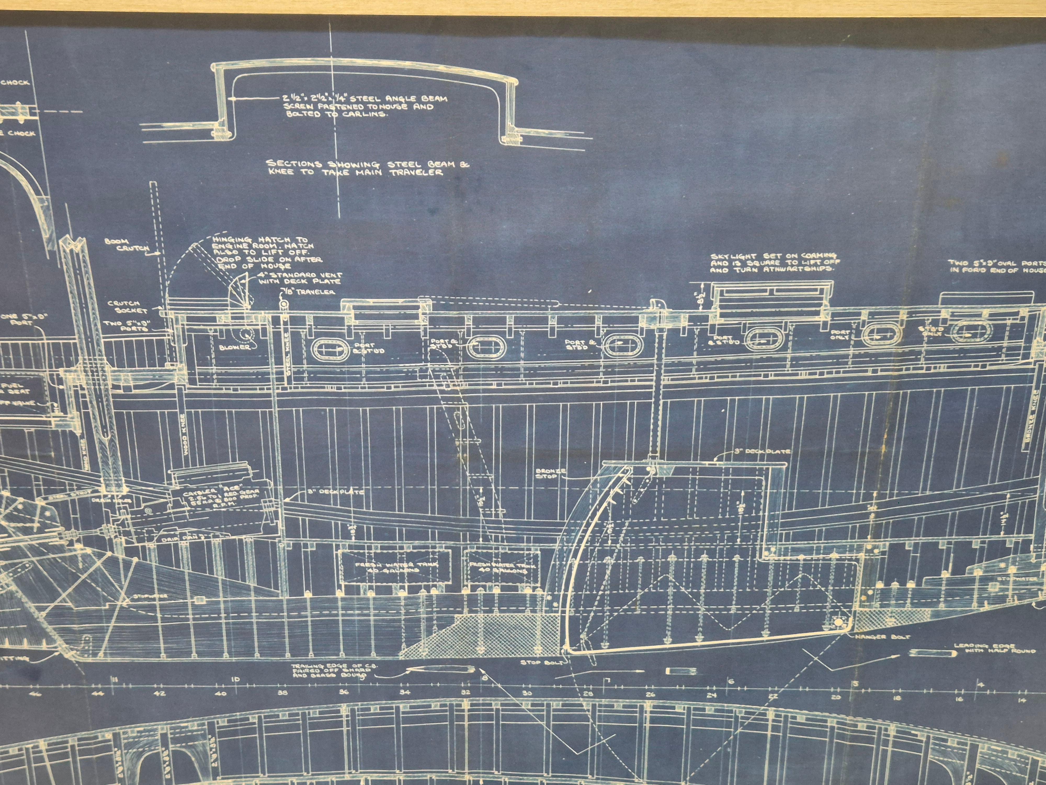 Schema dello yacht 
