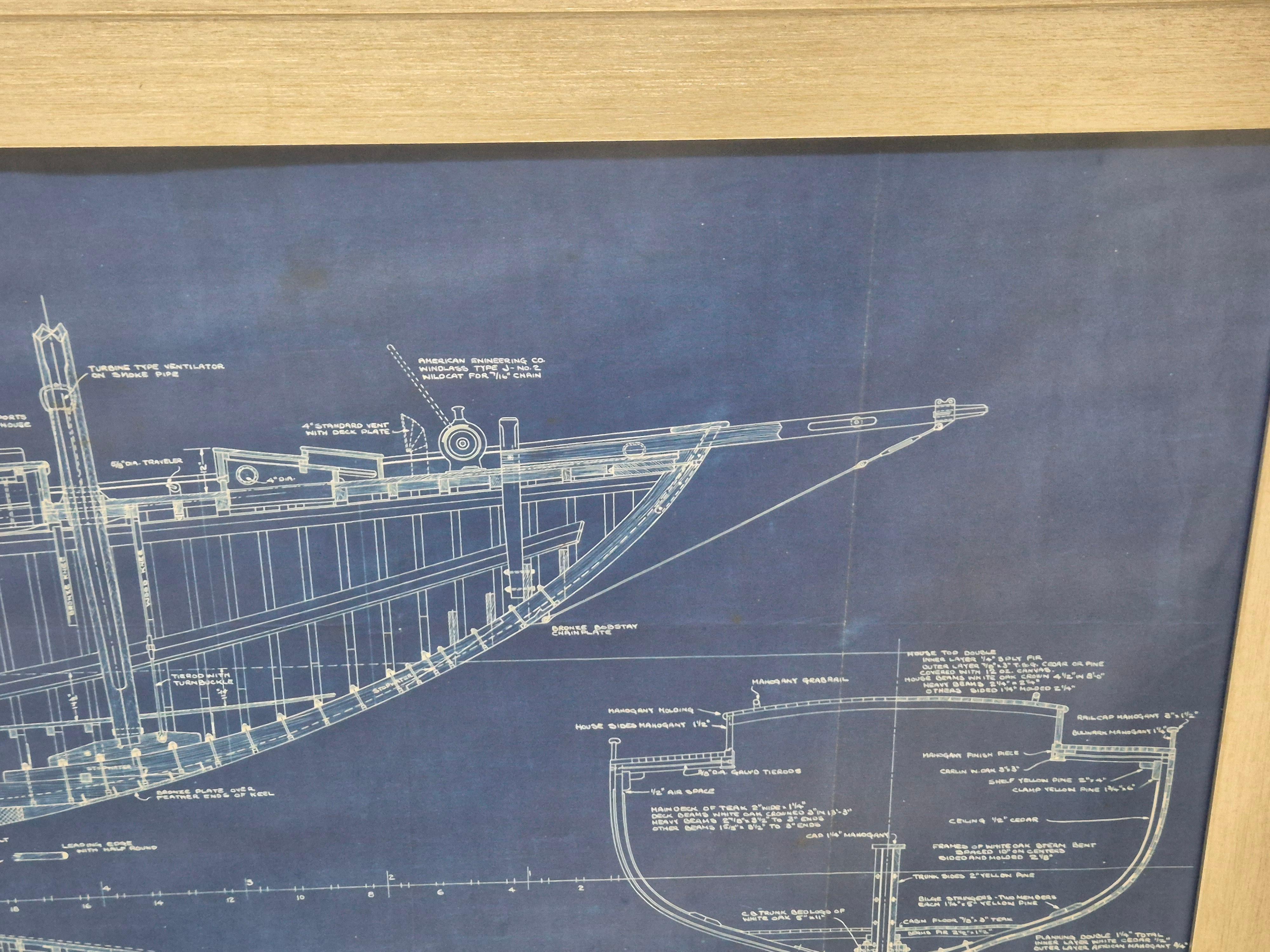 Schema dello yacht 