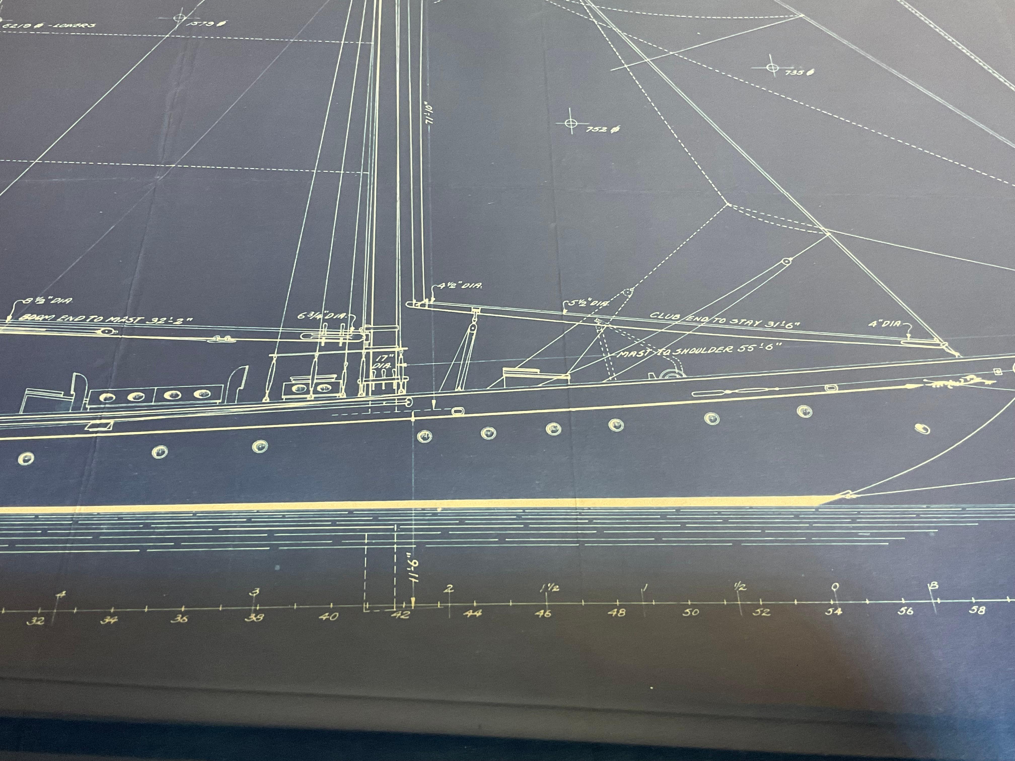 Yacht Blueprint of 