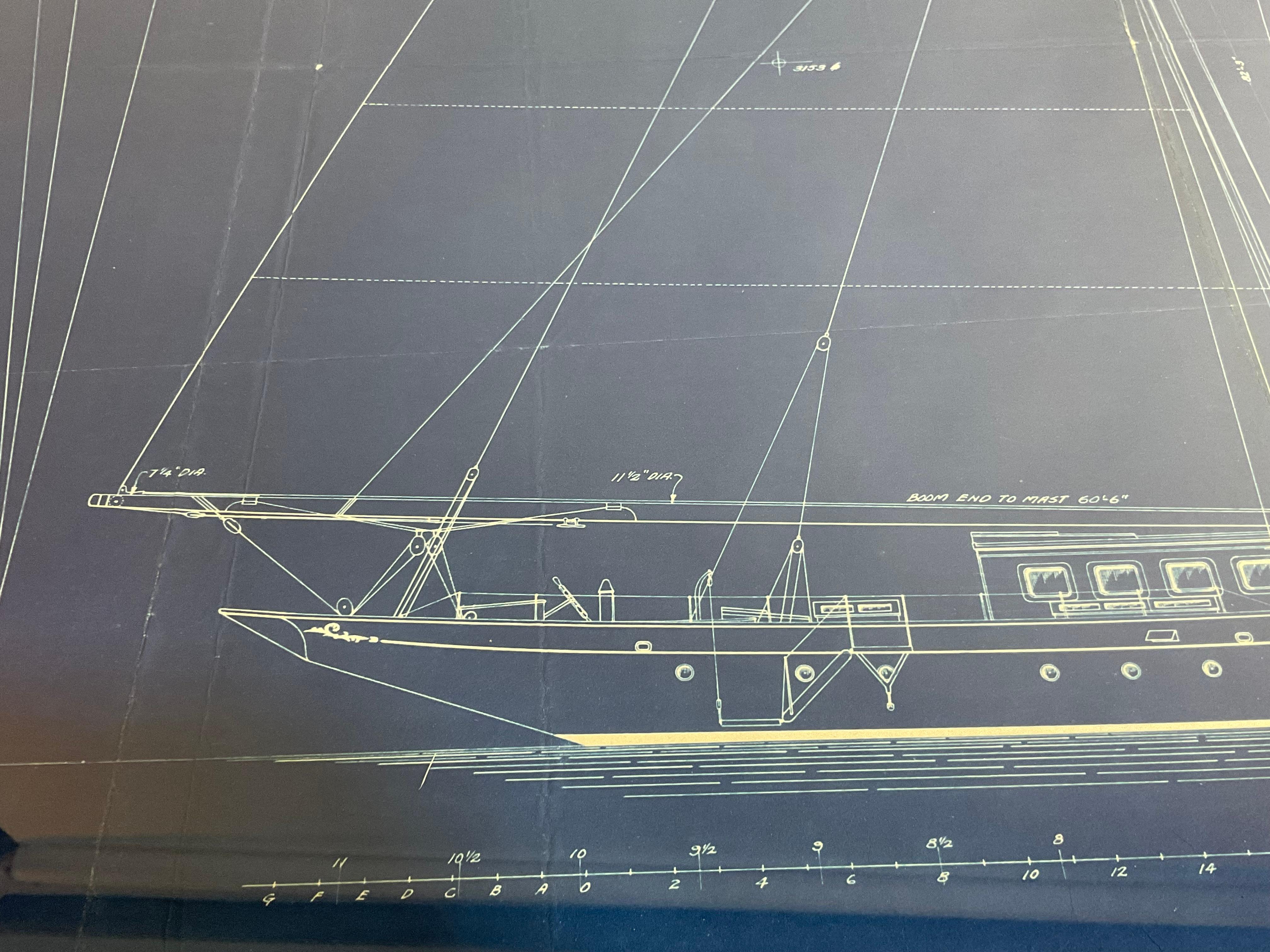 Yacht Blueprint of 