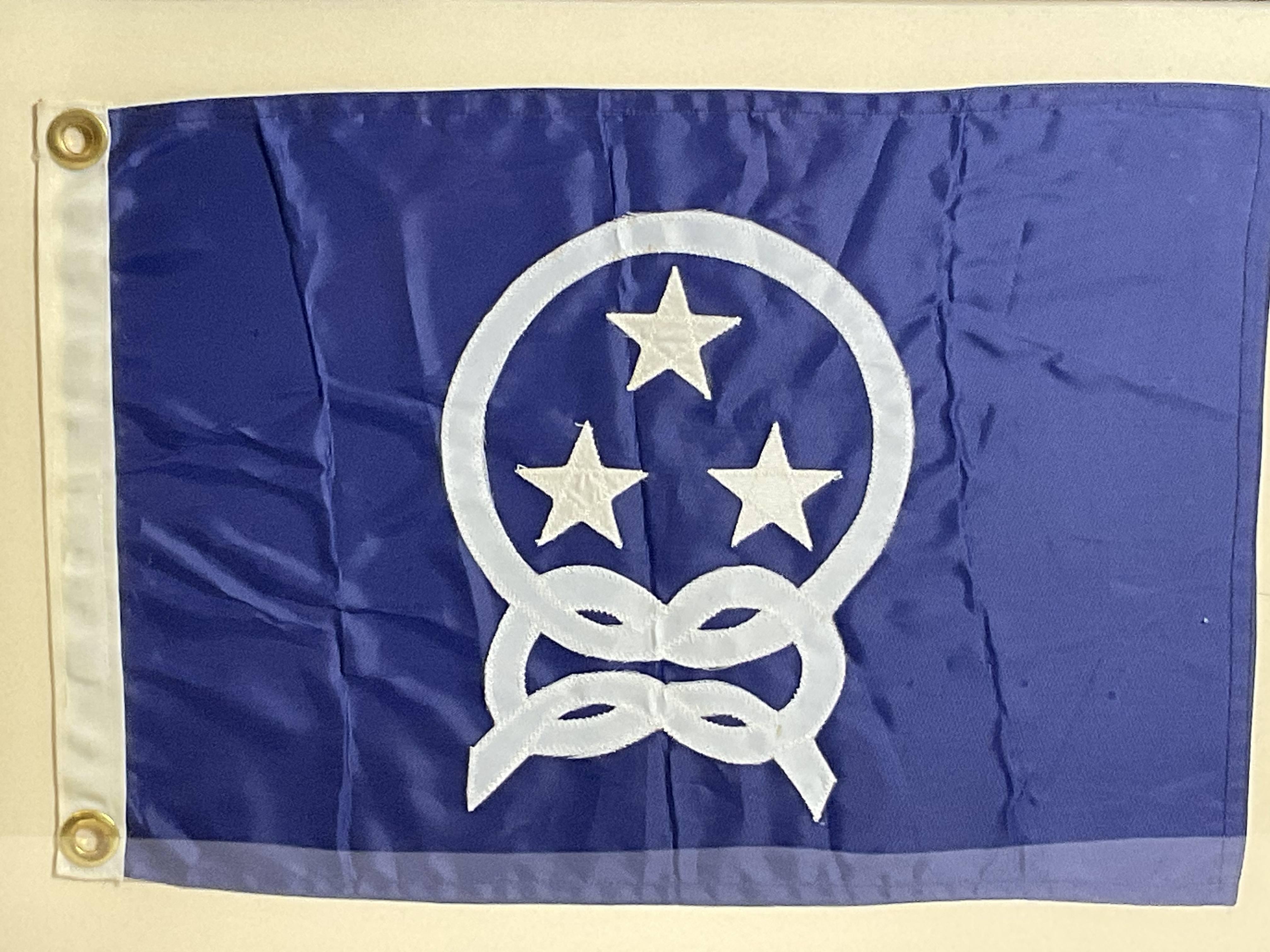 Yacht Club Commodores Flag In Good Condition For Sale In Norwell, MA