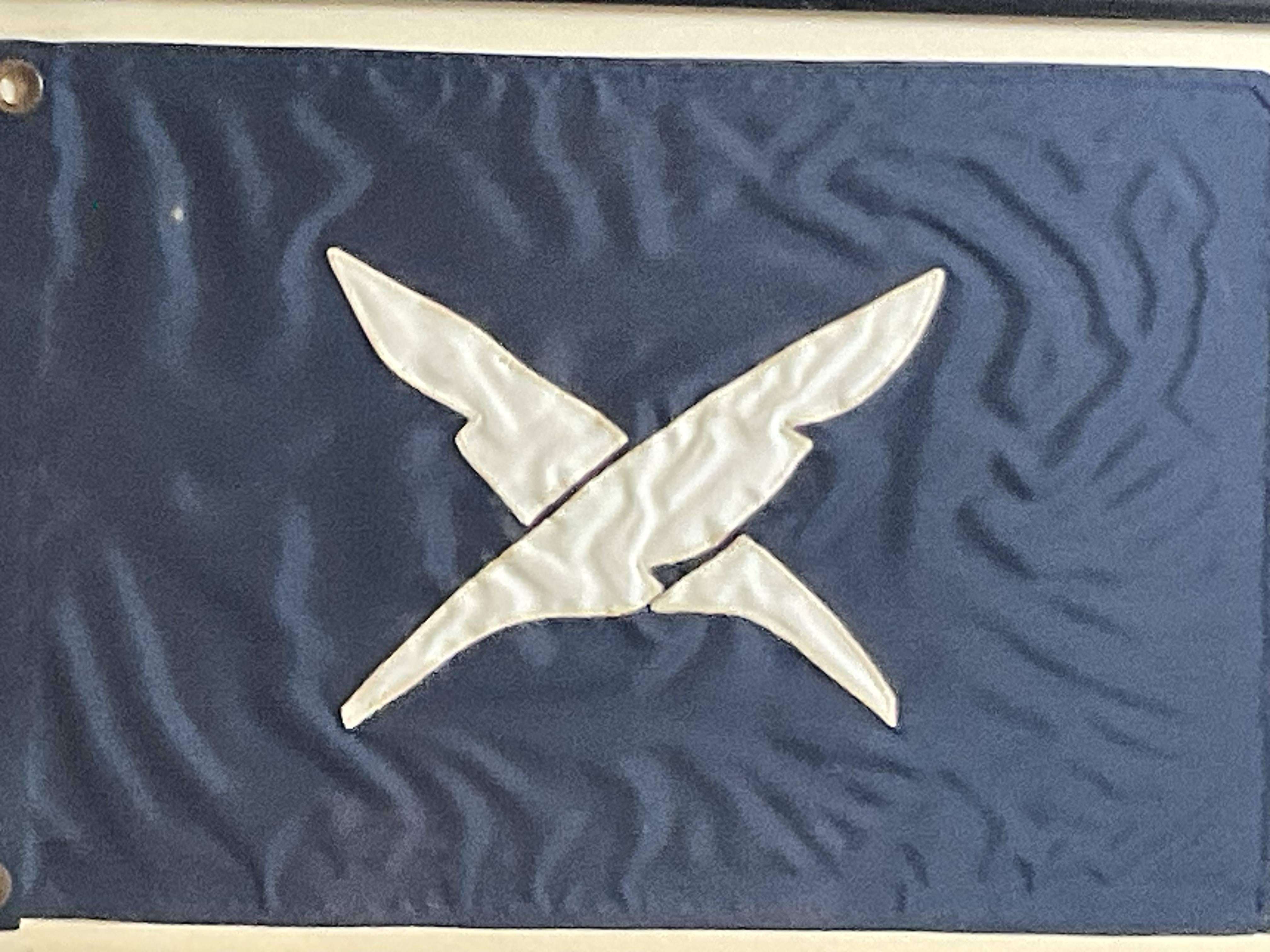 Mid-20th Century Yacht Club Secretary Flag For Sale