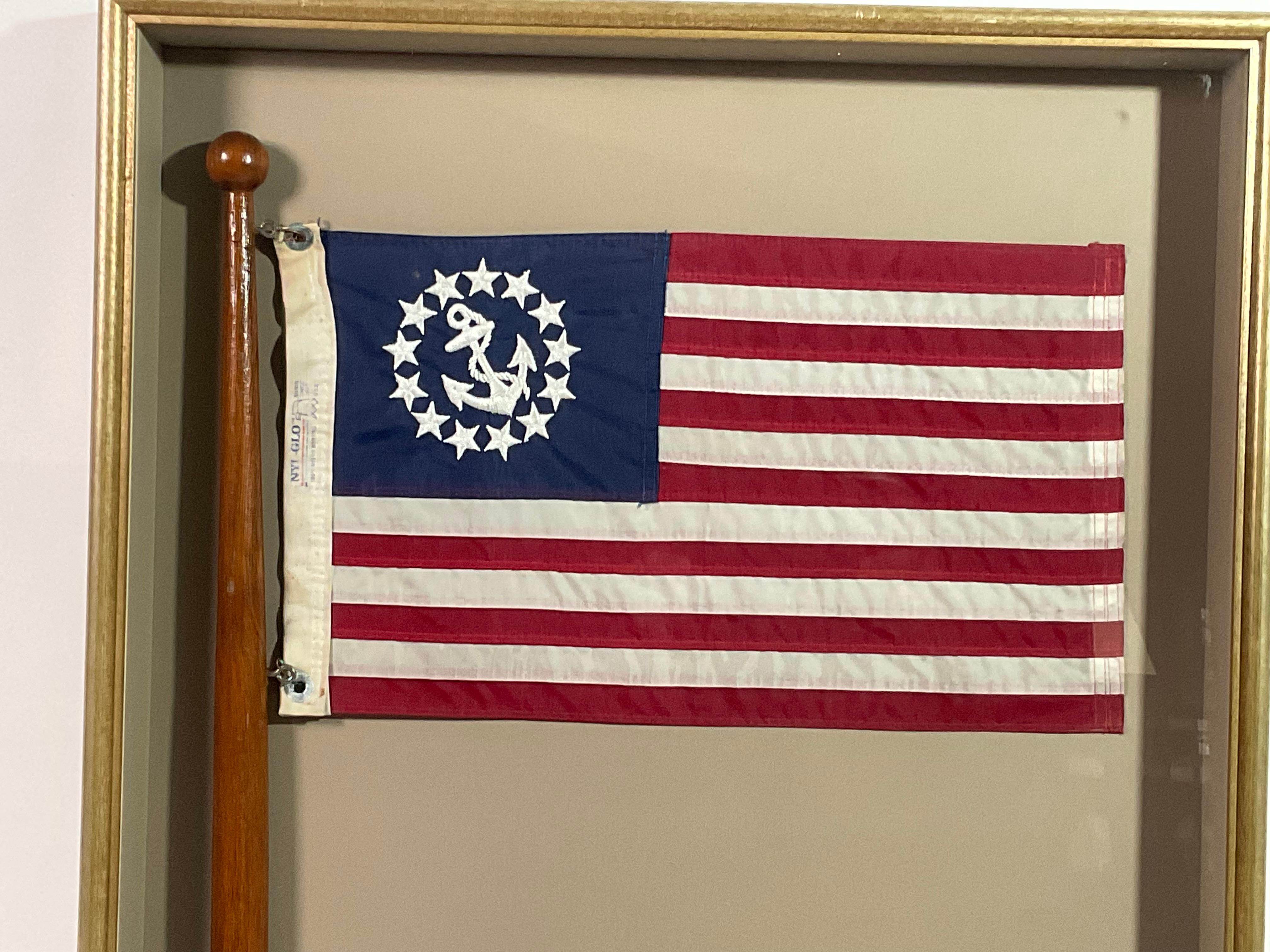 Alférez de Yate en Poste en Marco Shadowbox en Bueno estado para la venta en Norwell, MA