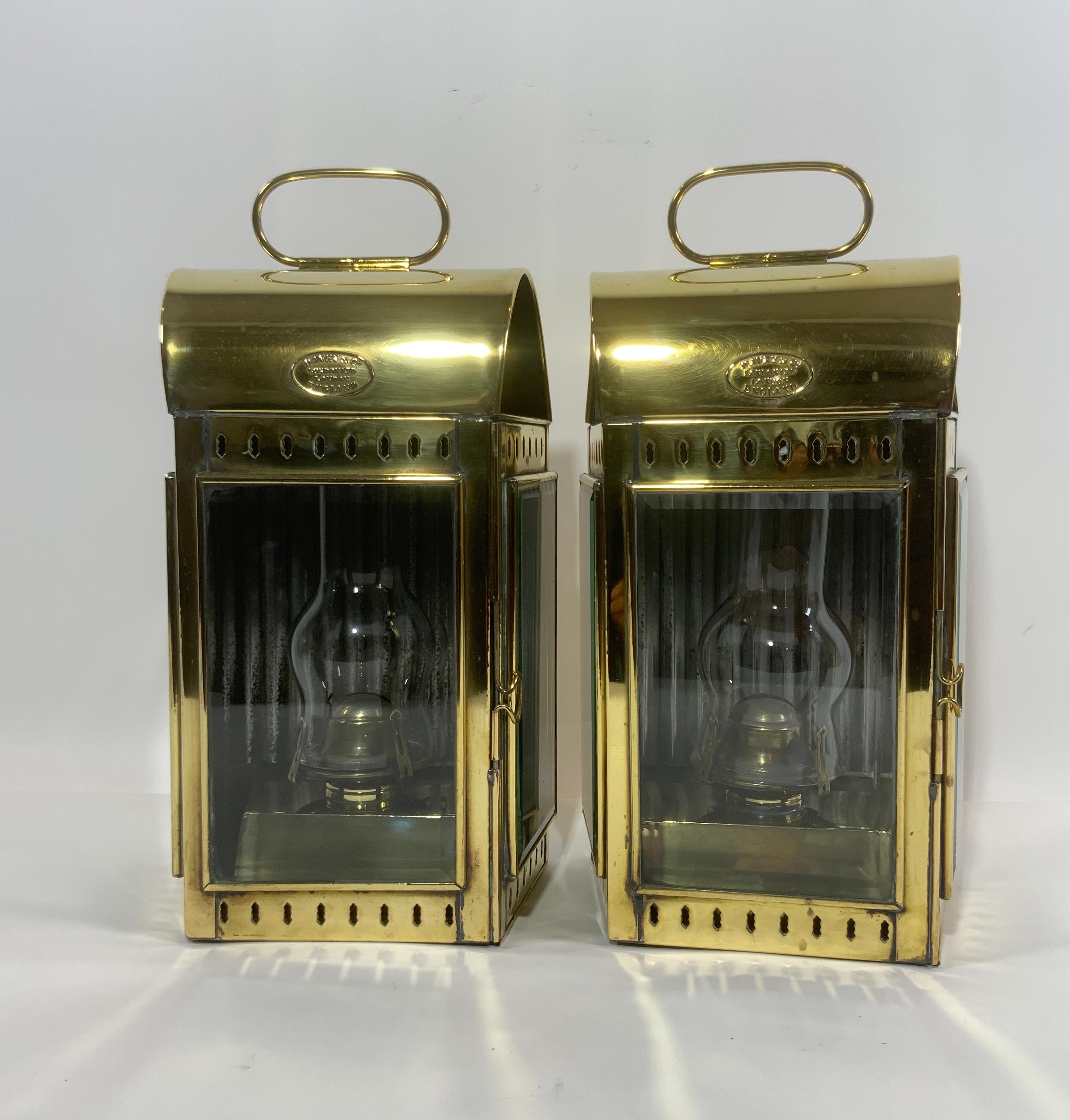 European Yacht Lanterns by Davey of London For Sale