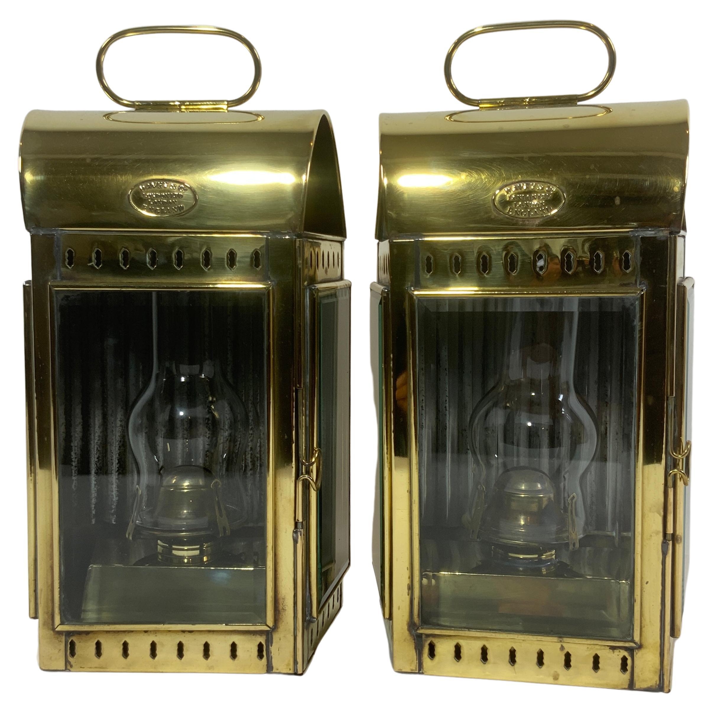 Yacht Lanterns by Davey of London For Sale