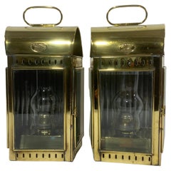 Antique Yacht Lanterns by Davey of London
