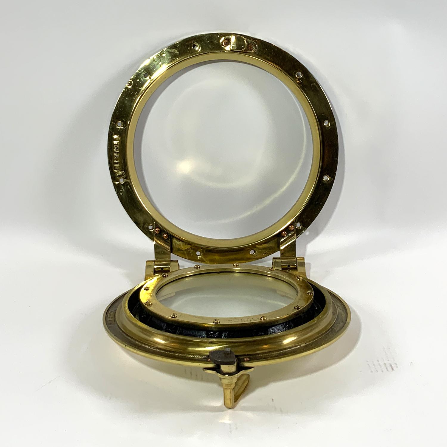 Polished Yacht Porthole Solid Brass Highest Quality For Sale