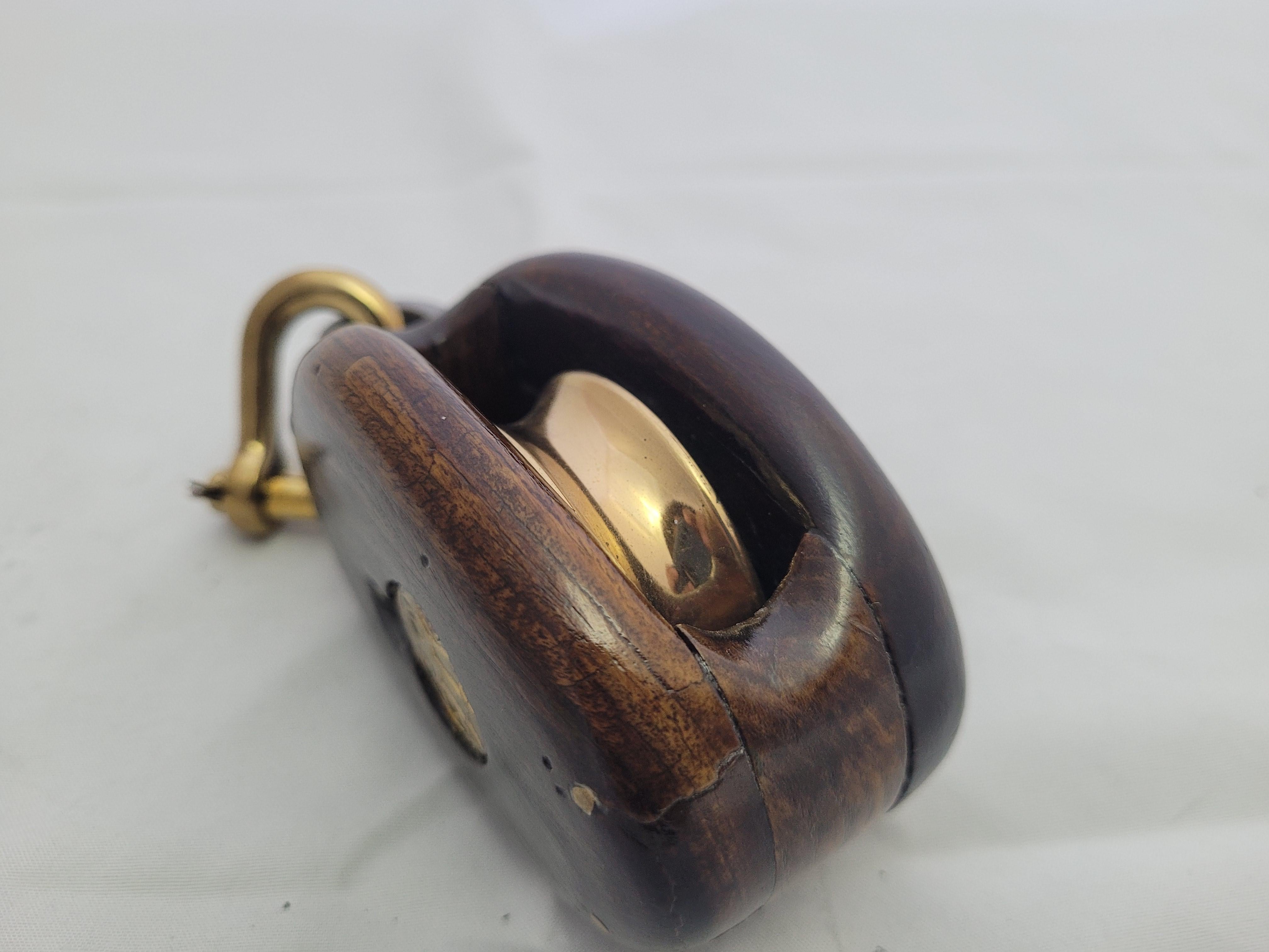 Yacht Pulley Block by Merriman For Sale 1