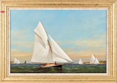 Yacht Racing off Cape Cod, Vernon Broe (American 1930-2011)