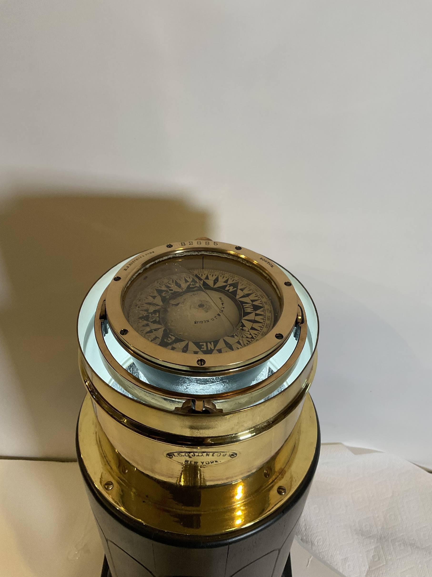 Yachting Binnacle Compass vers 1920 en vente 4