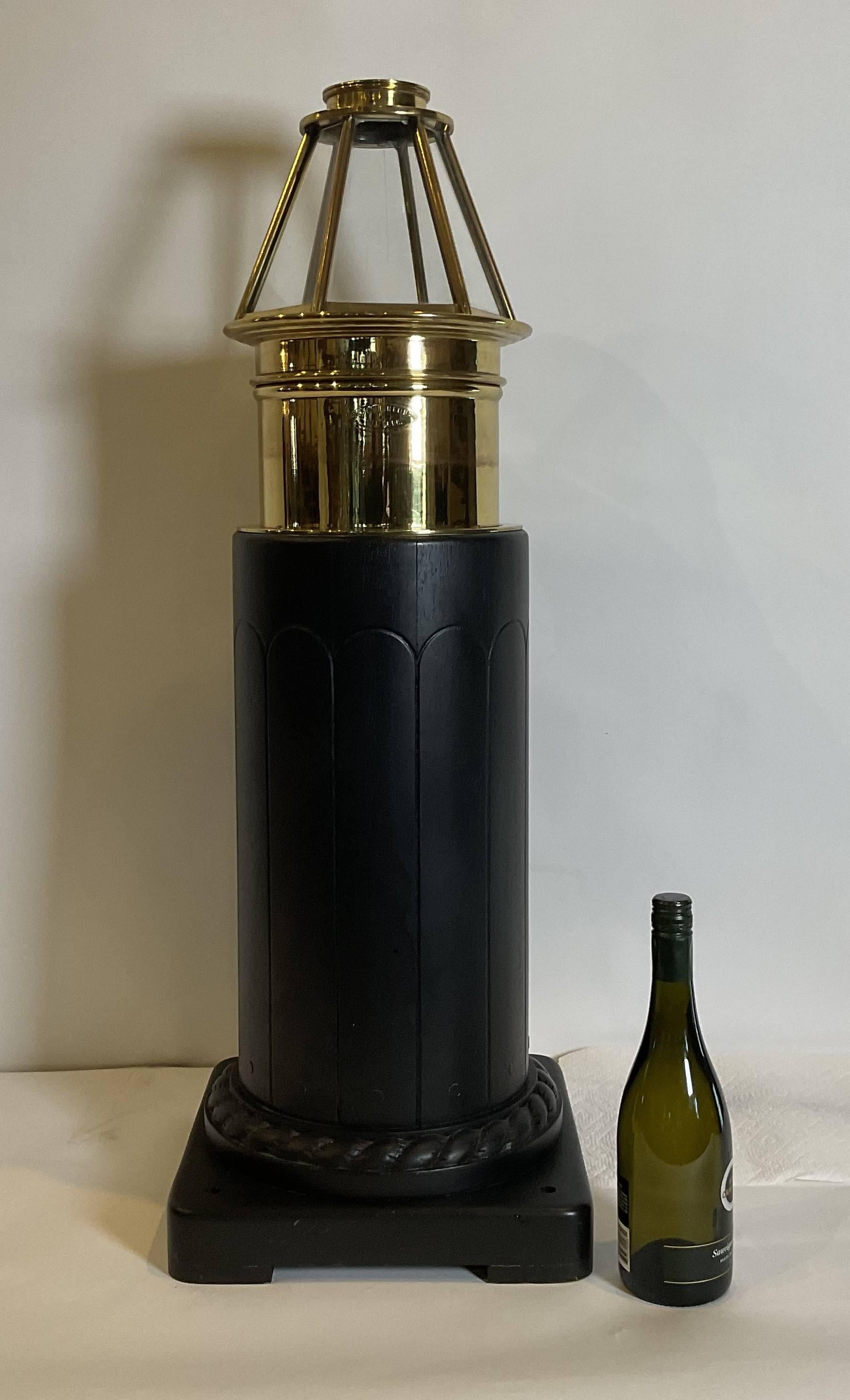 Nord-américain Yachting Binnacle Compass vers 1920 en vente