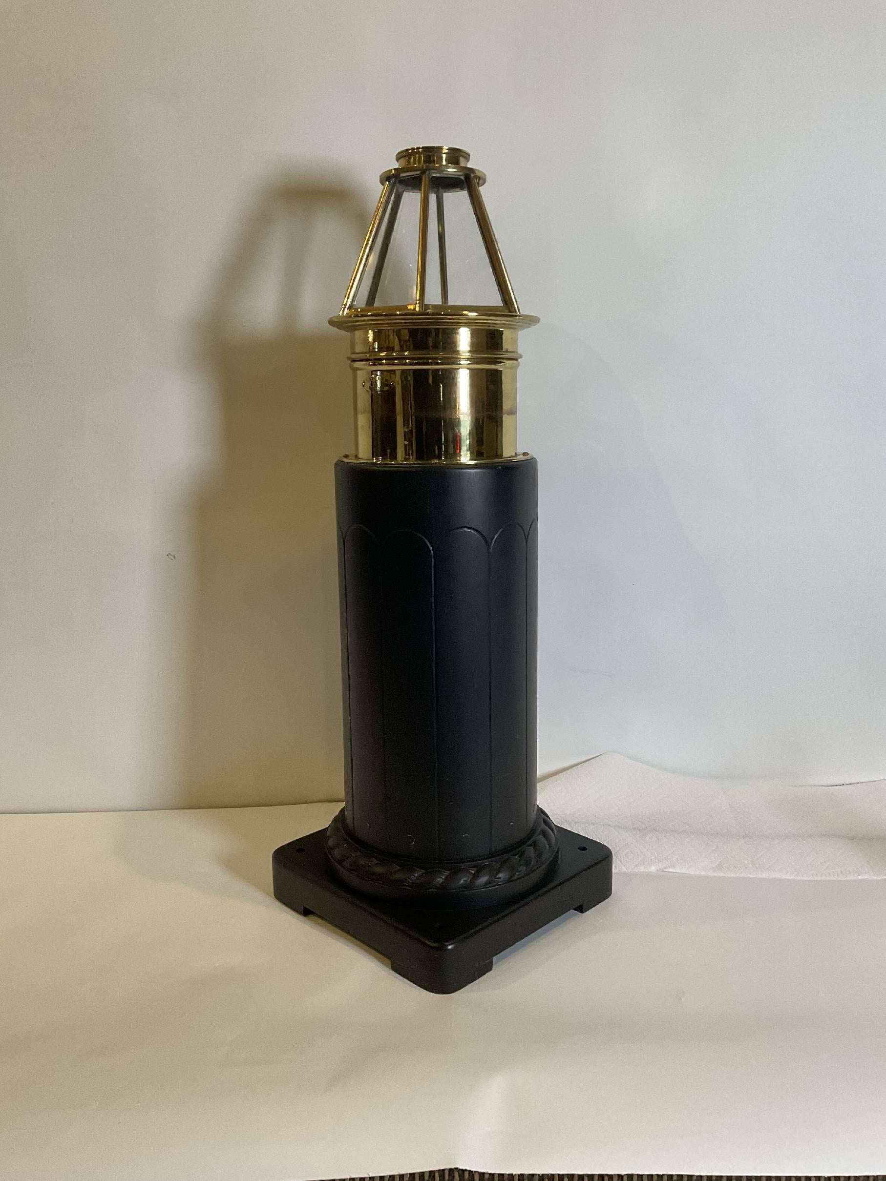 Laiton Yachting Binnacle Compass vers 1920 en vente