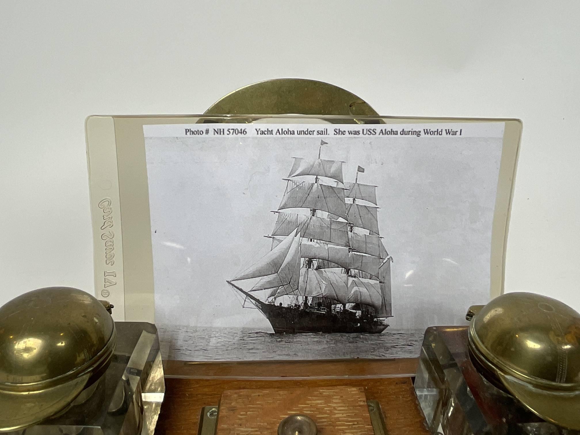 Europeo Set da scrivania del velista e cavaliere Arthur Curtiss James in vendita